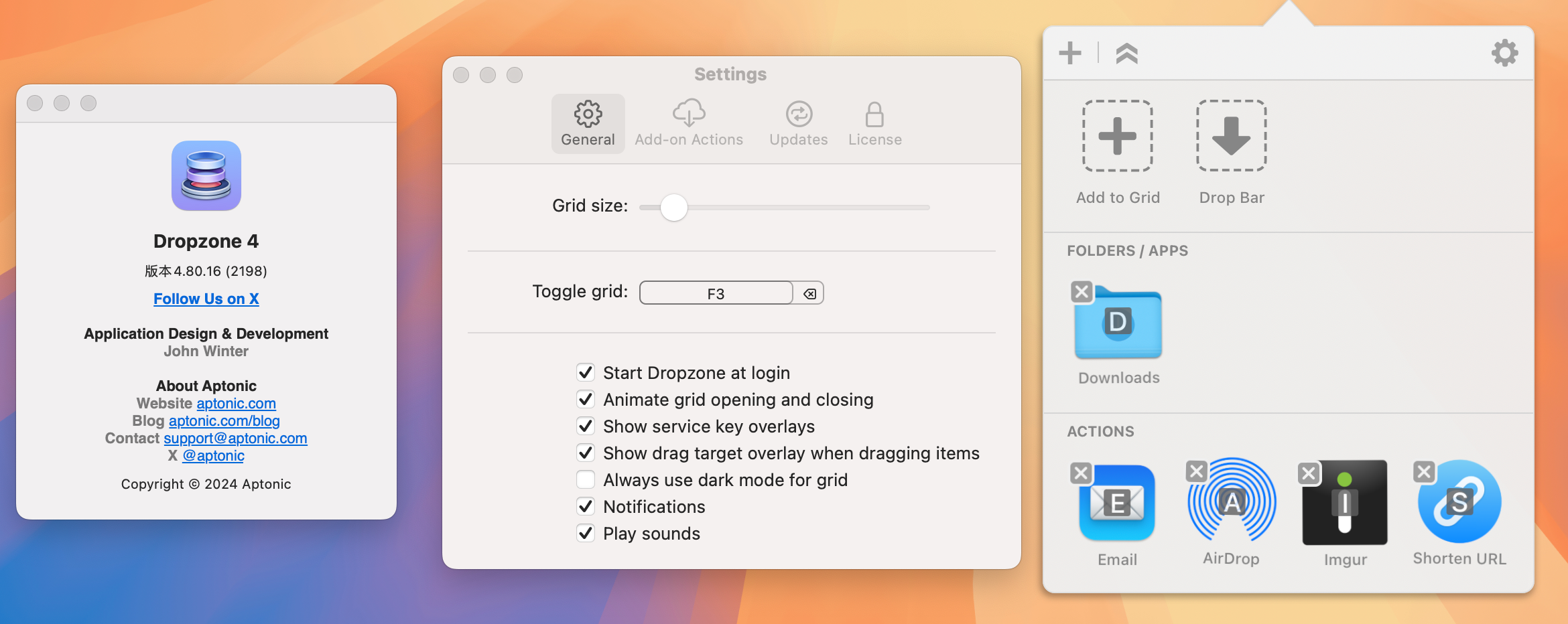 Dropzone 4 for Mac v4.80.16 文件拖拽操作增强工具-1