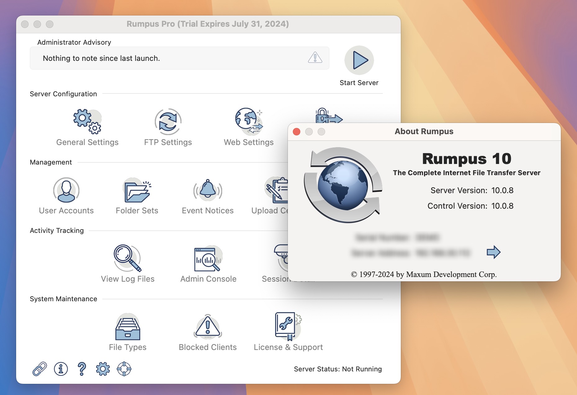 Rumpus Pro 10 for Mac v10.0.8 安全快速地ftp文件传输服务器-1