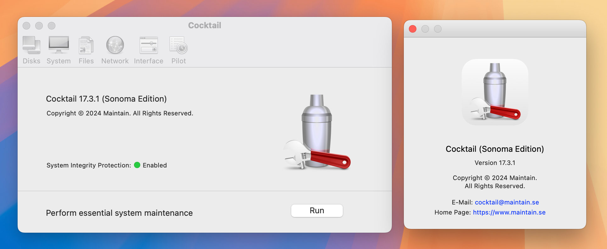 Cocktail for Mac v17.3.1 系统清理优化软件-1