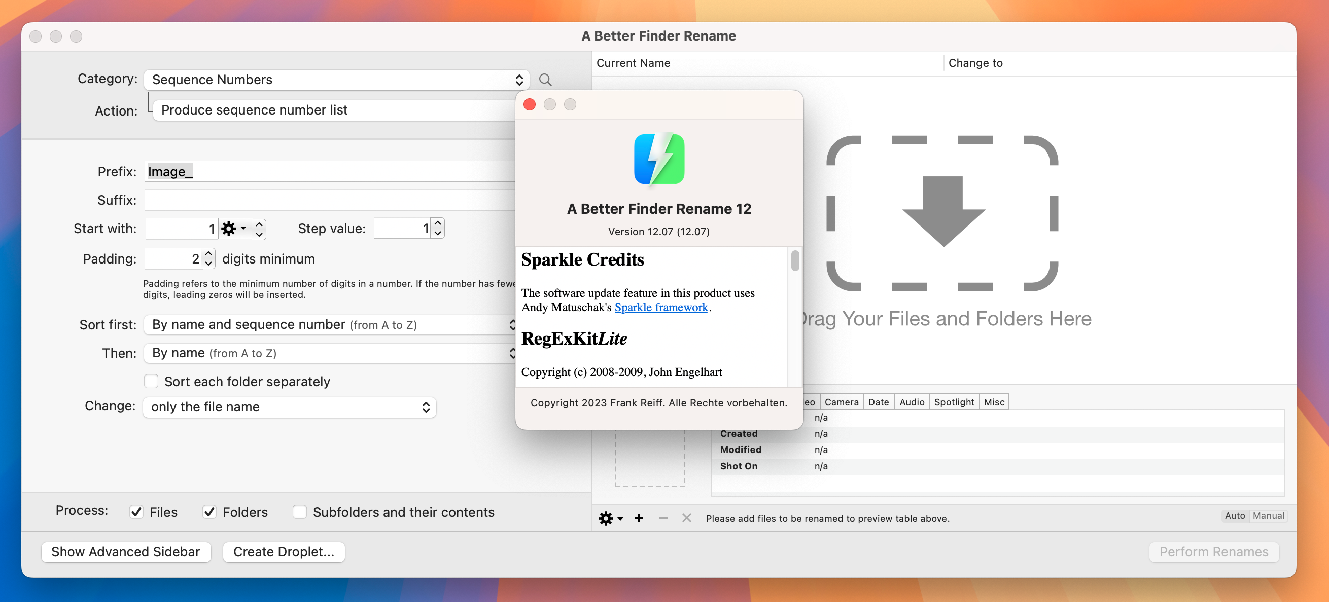 A Better Finder Rename for Mac v12.07 批量重命名软件-1