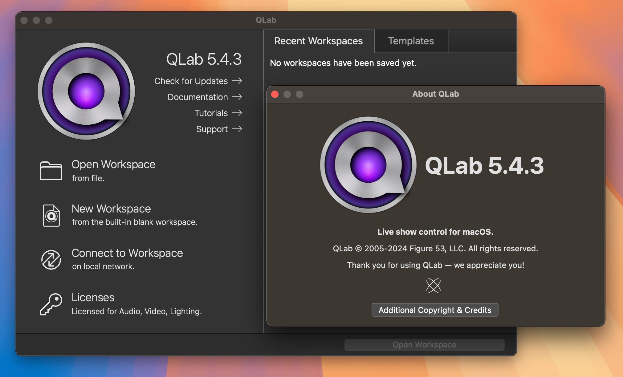 QLab Pro for Mac v5.4.3 舞台多媒体控制工具-1