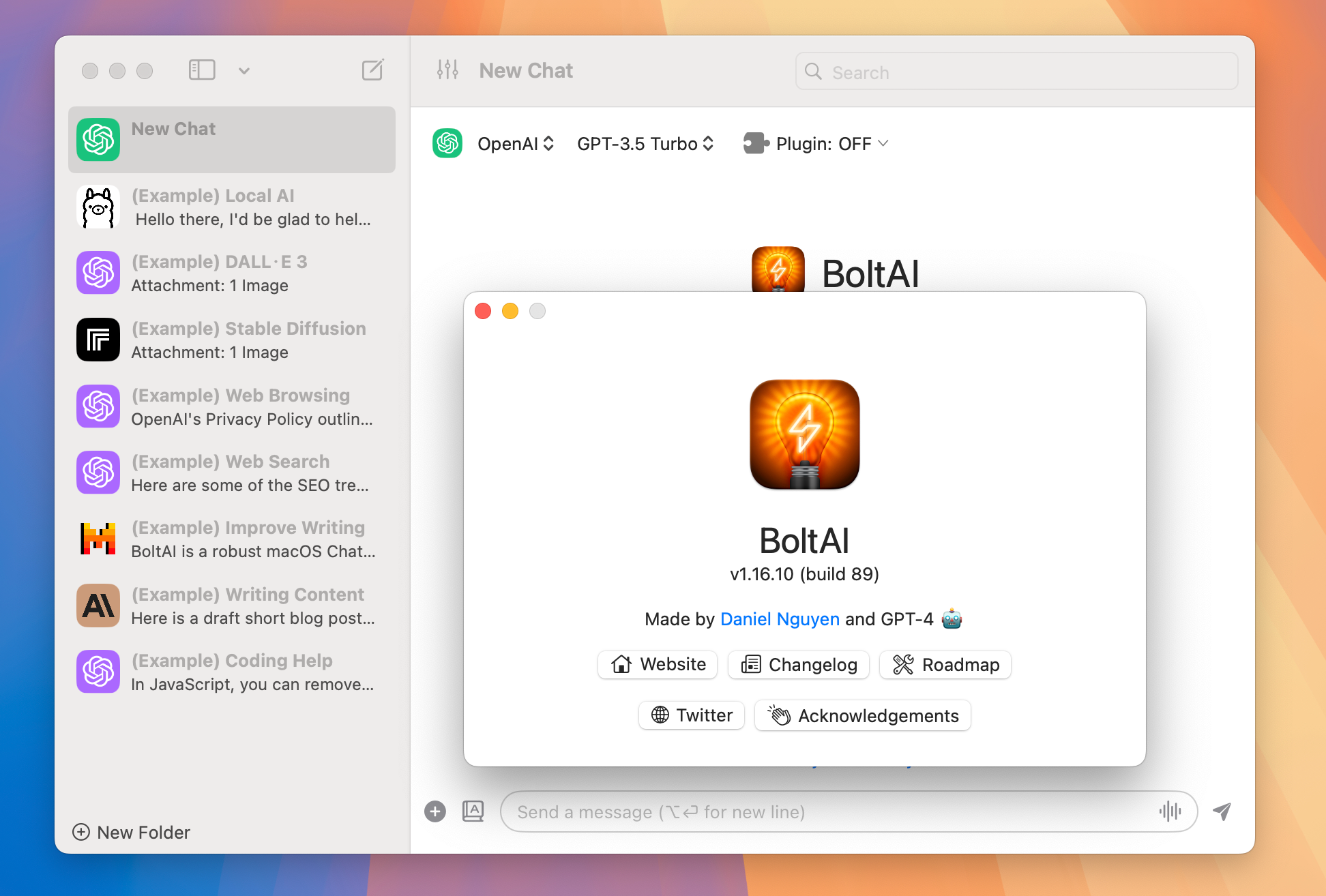 BoltAI for Mac v1.16.10 基于ChatGPT强大 AI 助手-1