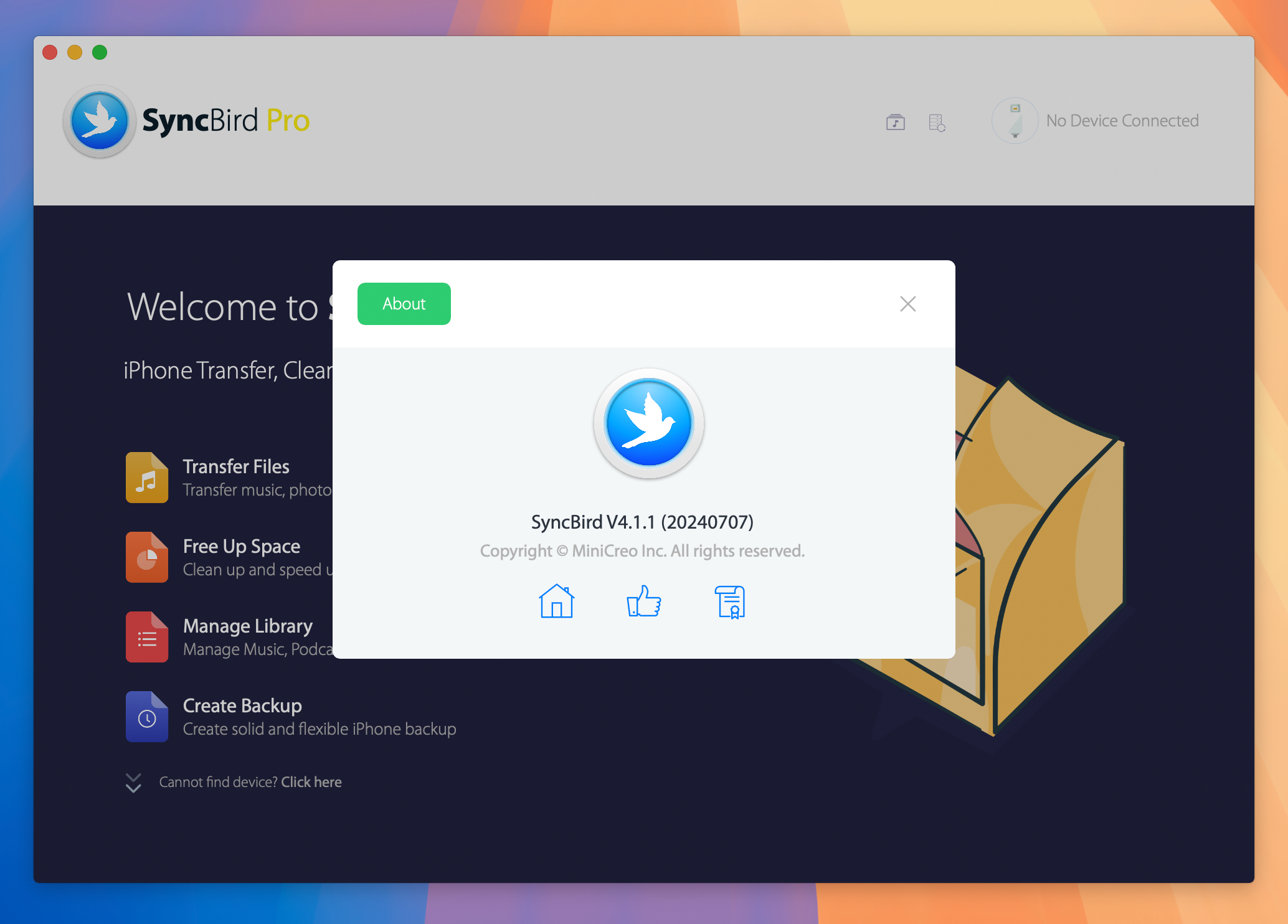 SyncBird Pro for Mac v4.1.1 iOS设备数据传输管理工具-1