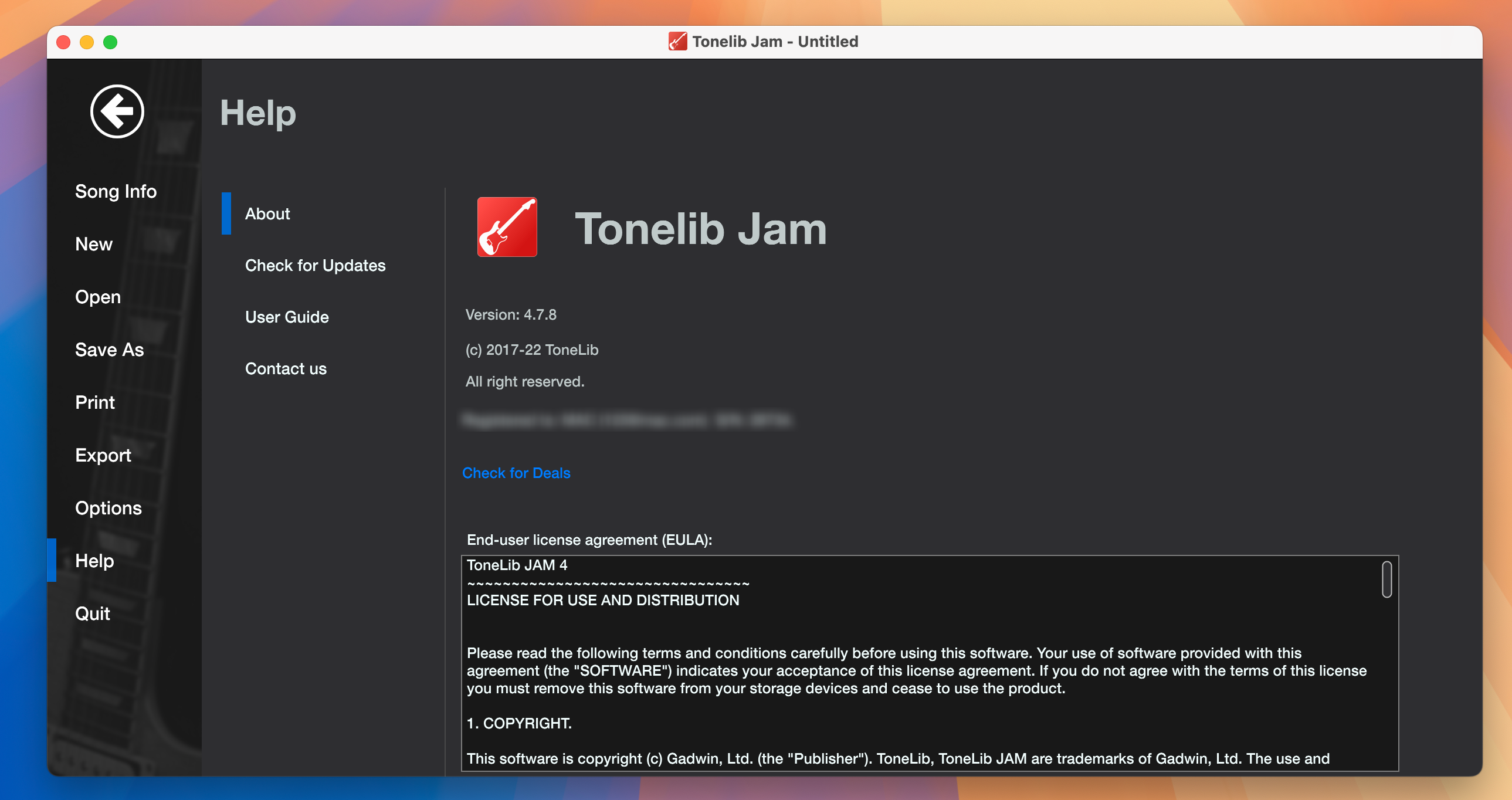 ToneLib-Jam for Mac v4.7.8 吉他学习练习程序-1