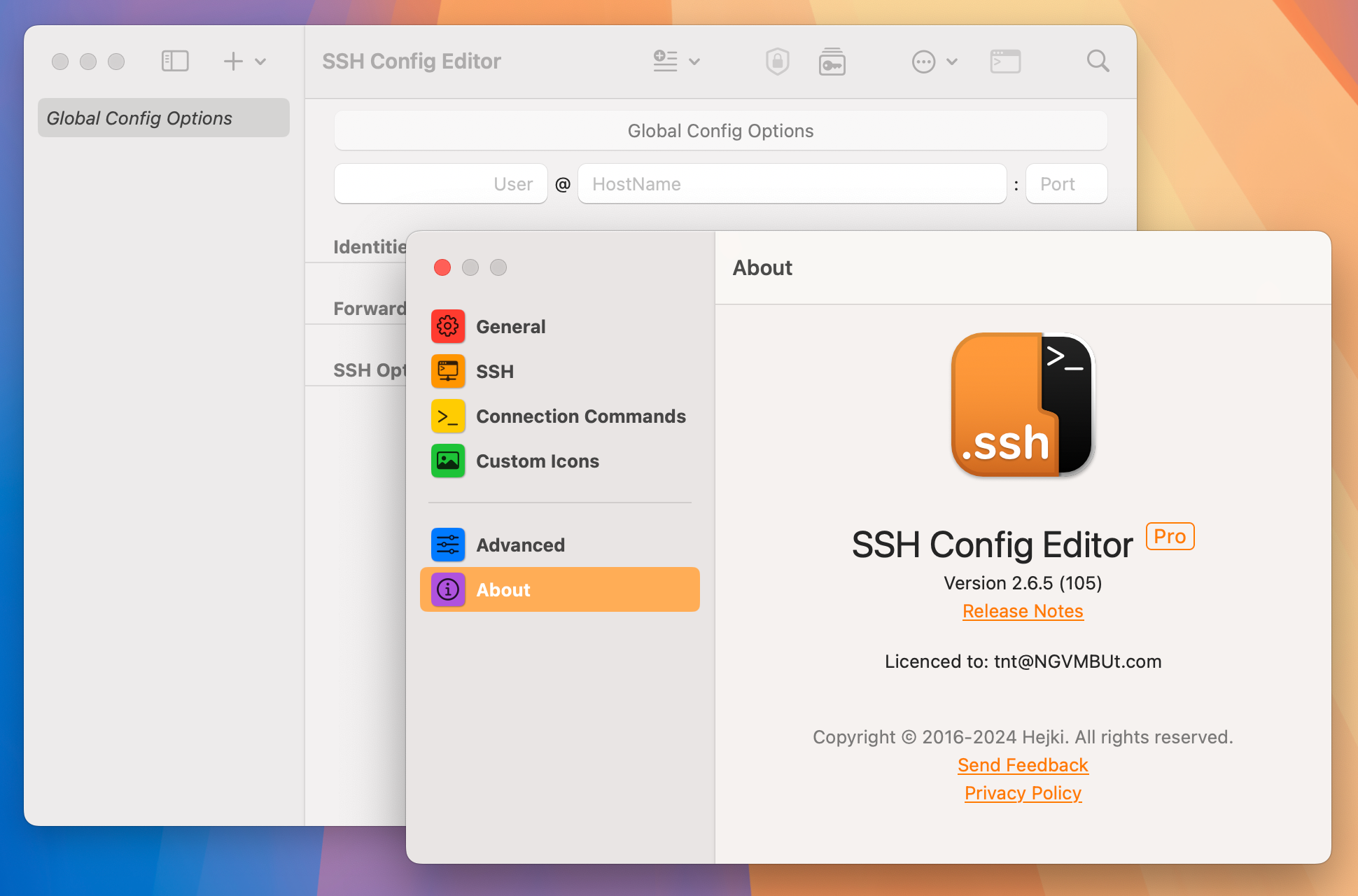 SSH Config Editor for Mac v2.6.5 SSH配置文件管理器-1