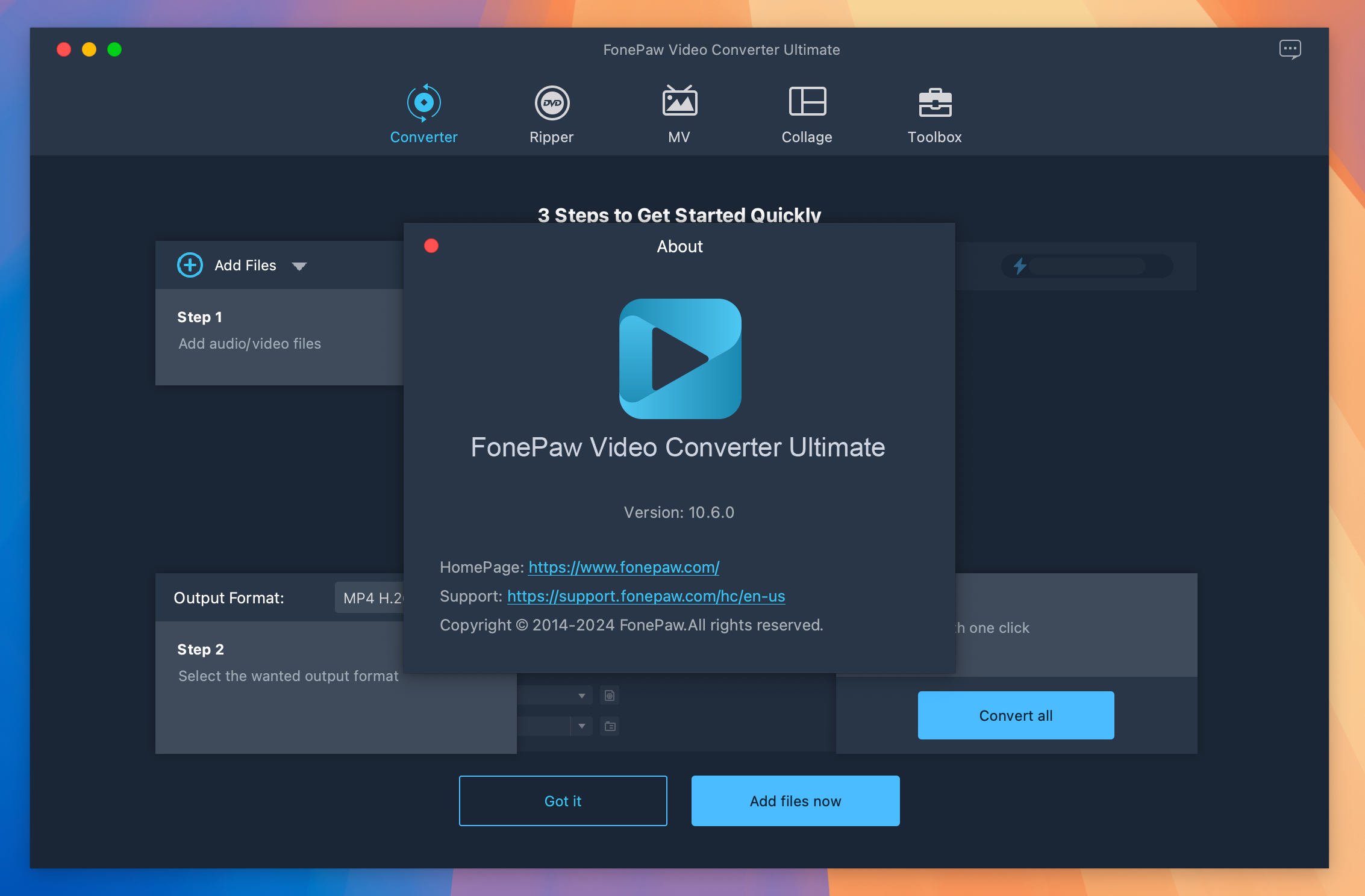 FonePaw Video Converter Ultimate for Mac v10.6.0 视频格式转换软件-1