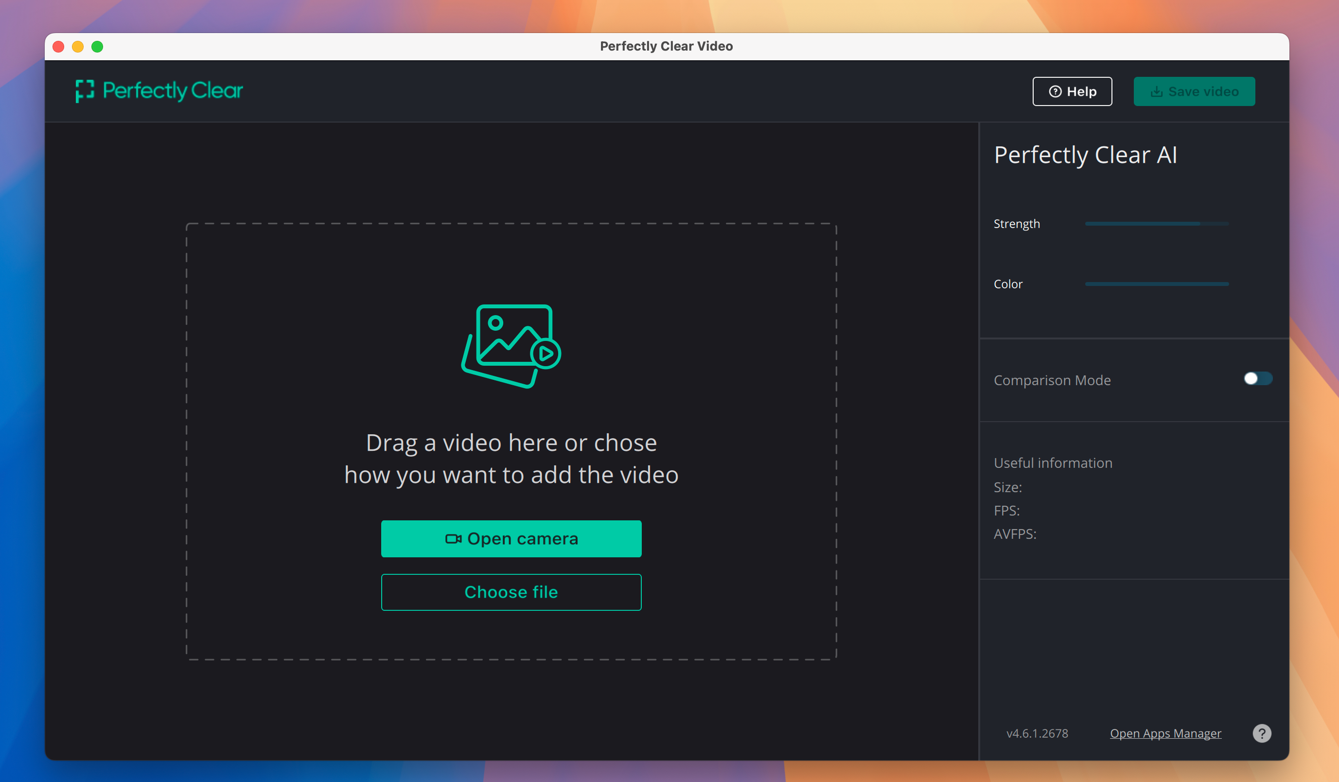 Perfectly Clear Video for Mac v4.6.1.2678 视频清晰化处理软件-1