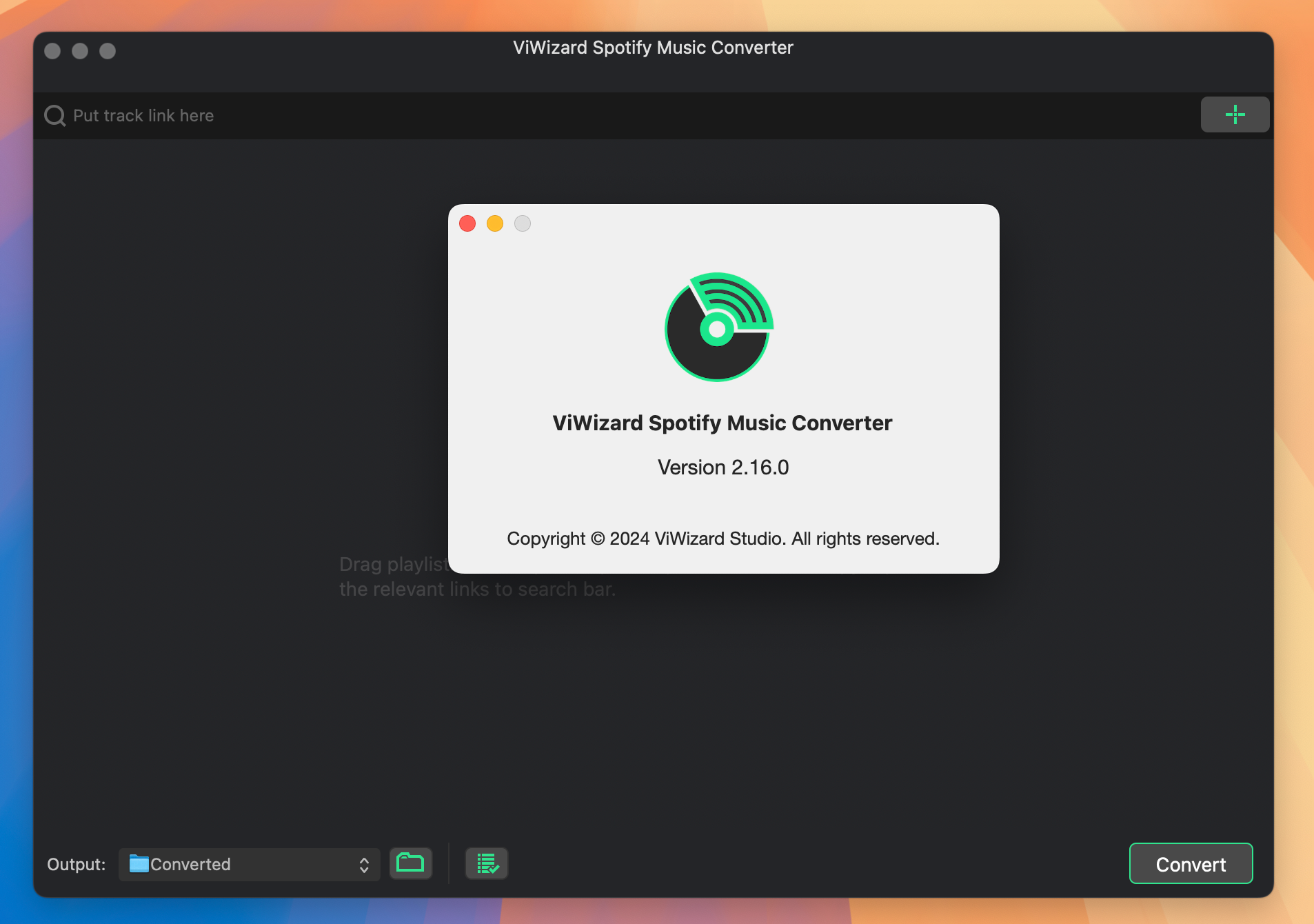 Viwizard Spotify Music Converter for Mac v2.16.0 Spotify音乐转换器-1