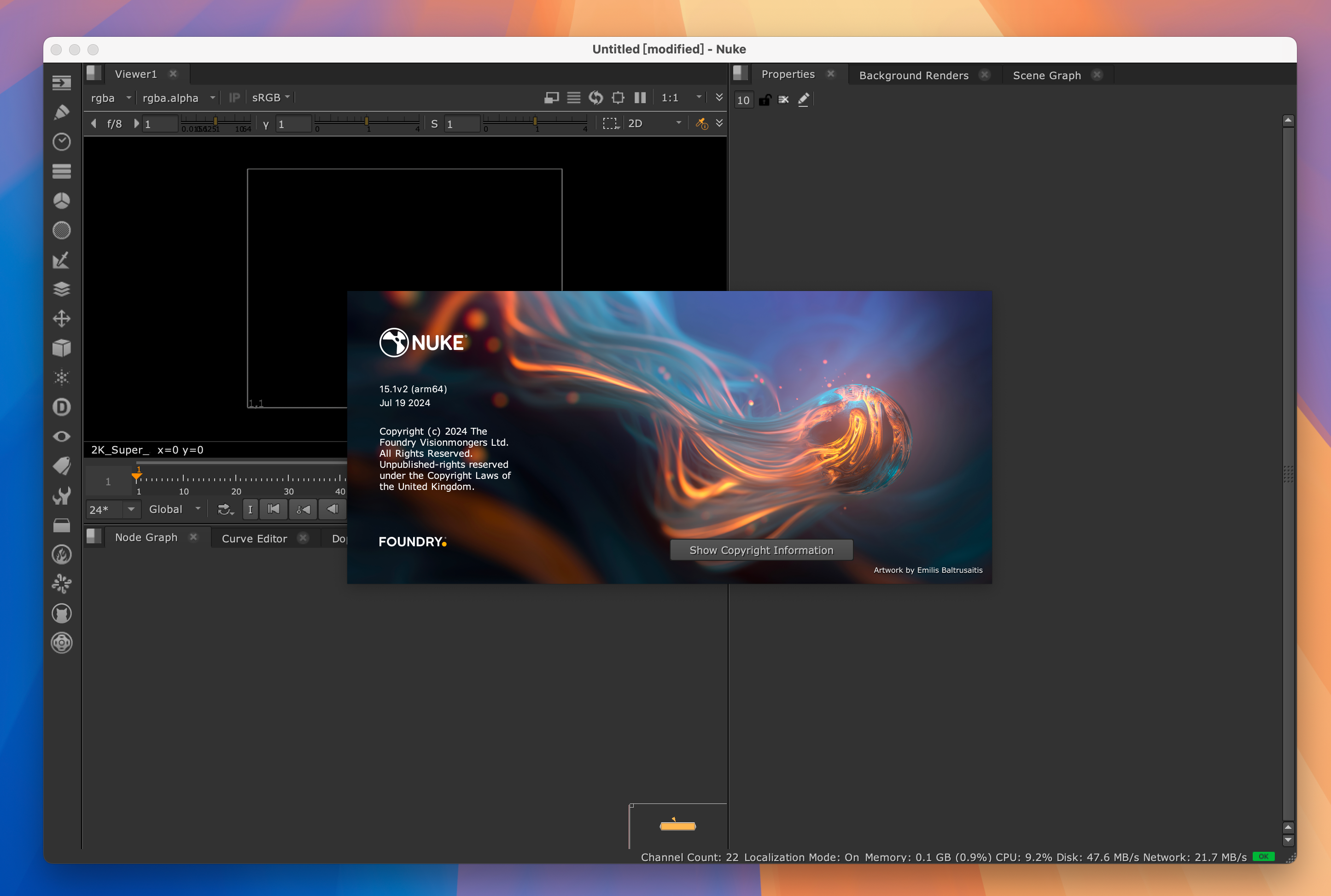 Nuke 15 for Mac v15.1v2 专业视频合成软件-1