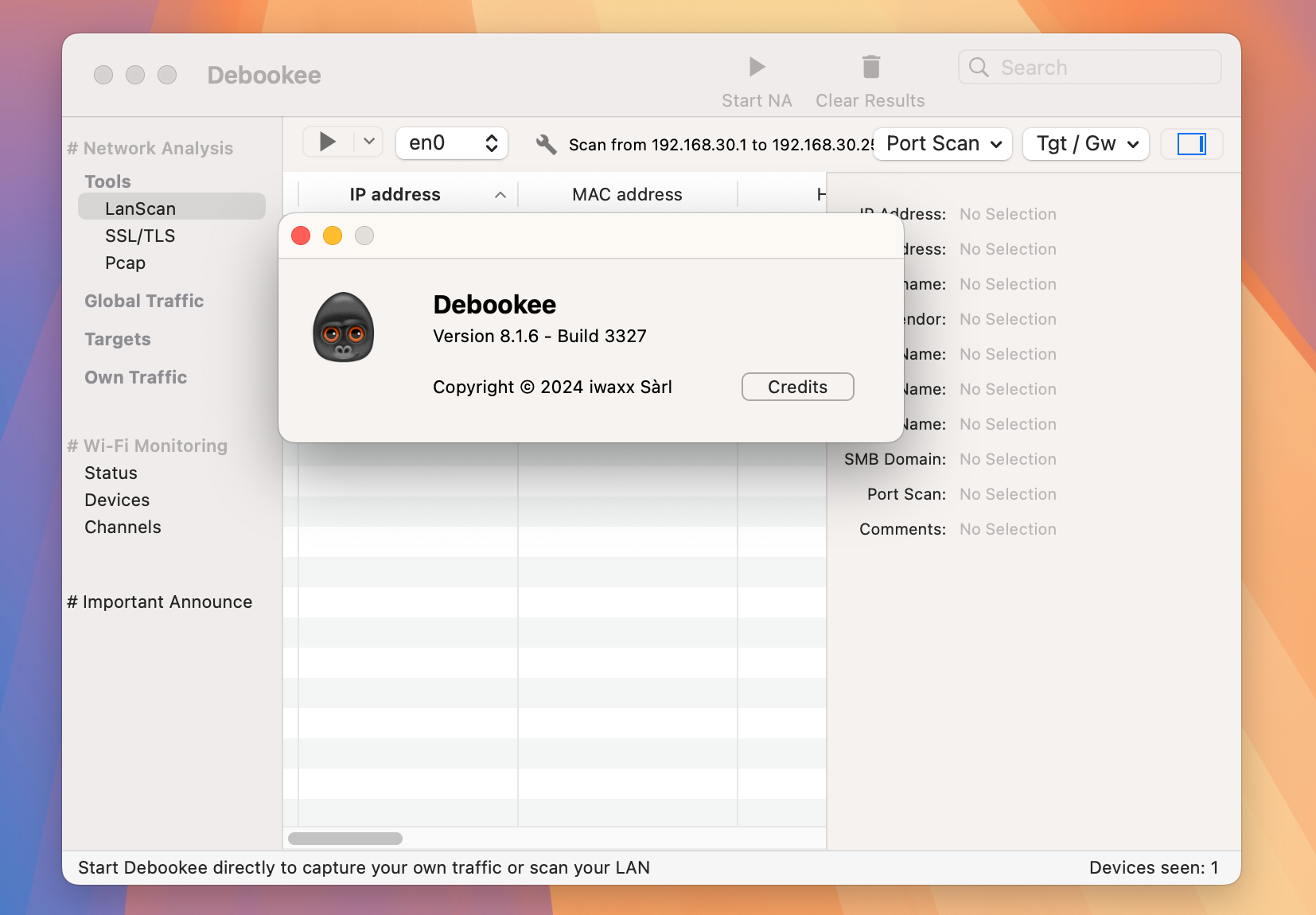 Debookee for Mac v8.1.6 网络数据抓包分析工具-1