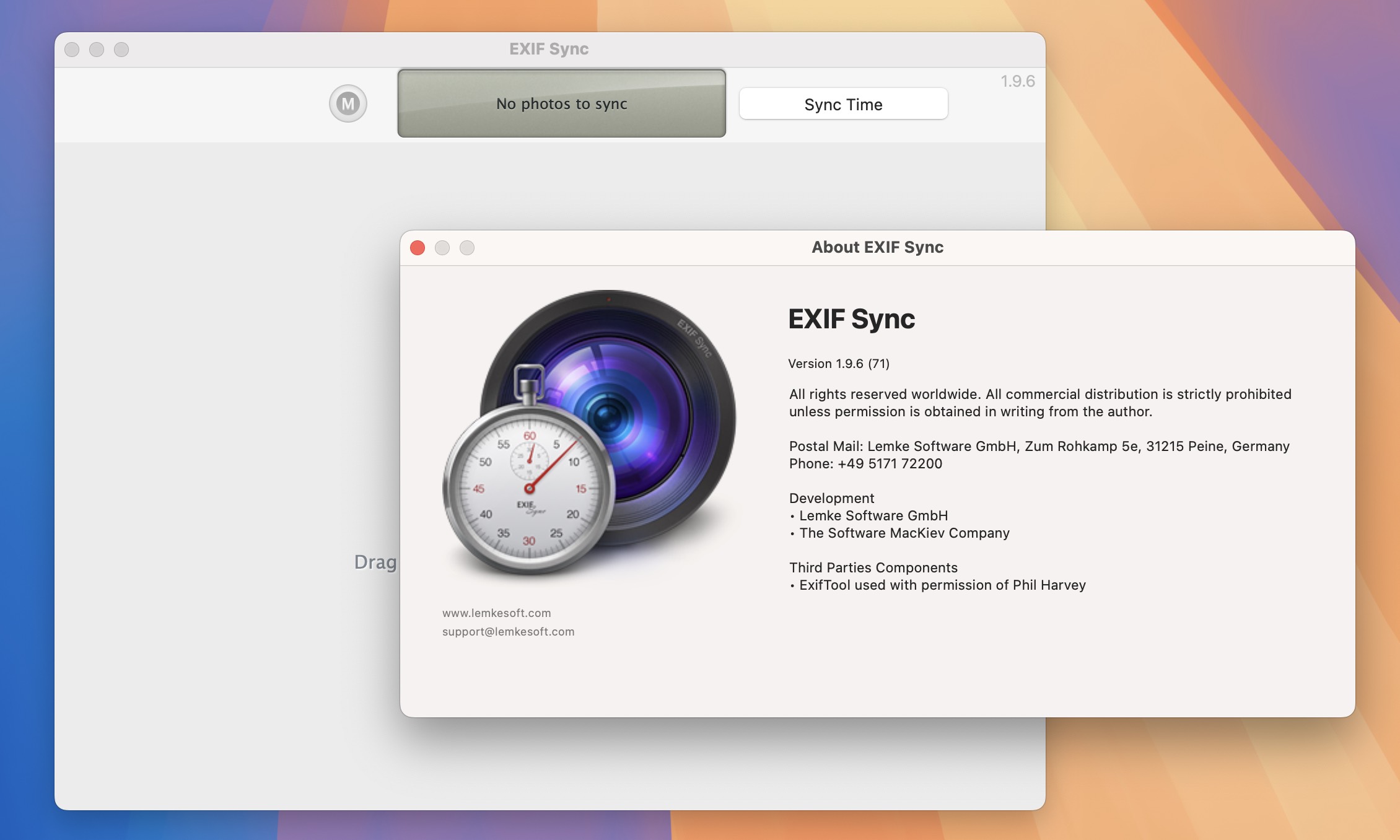 EXIF Sync for Mac v1.9.6 mac照片分类排序工具-1