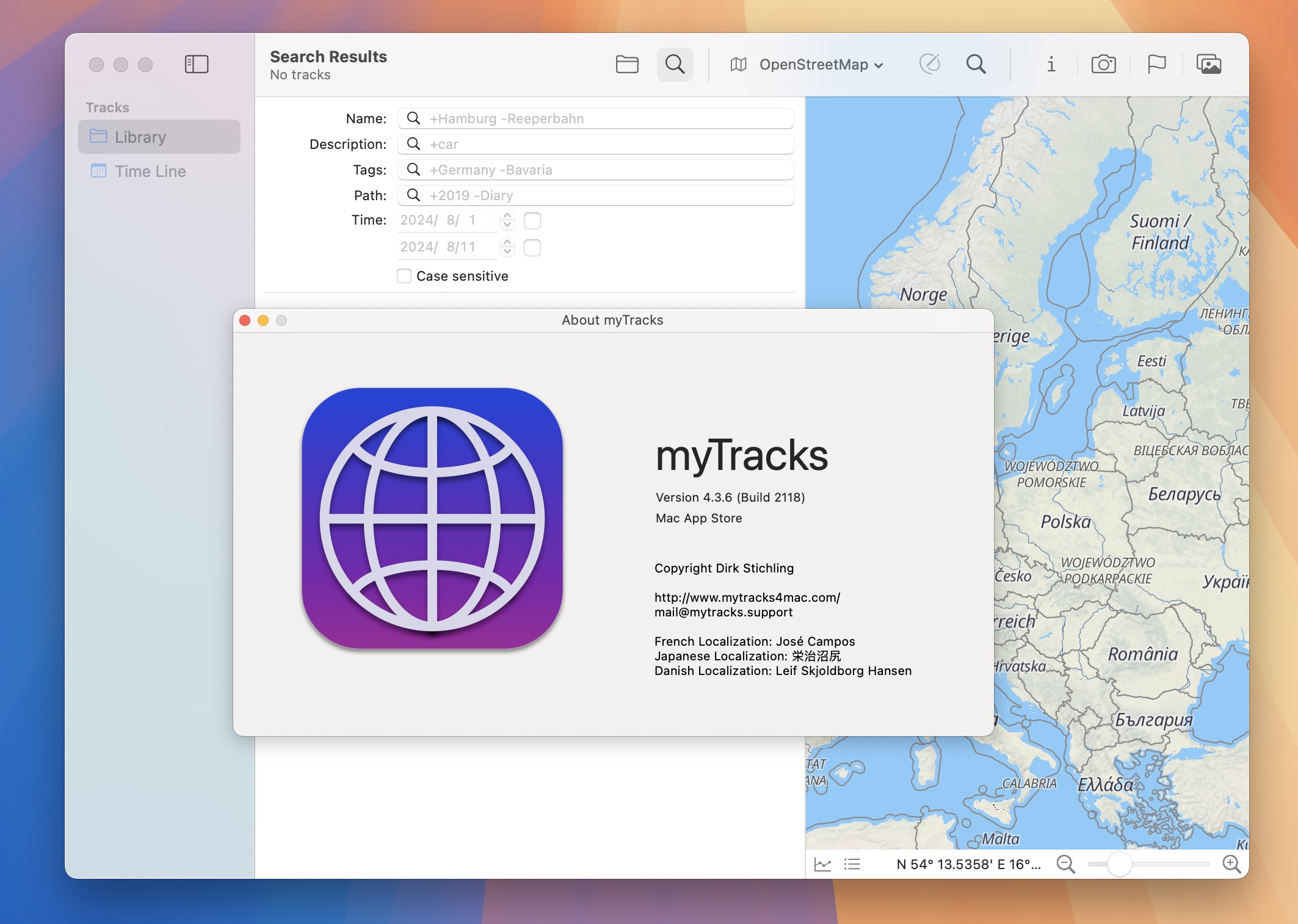 myTracks for Mac v4.3.6 GPS轨迹记录器-1