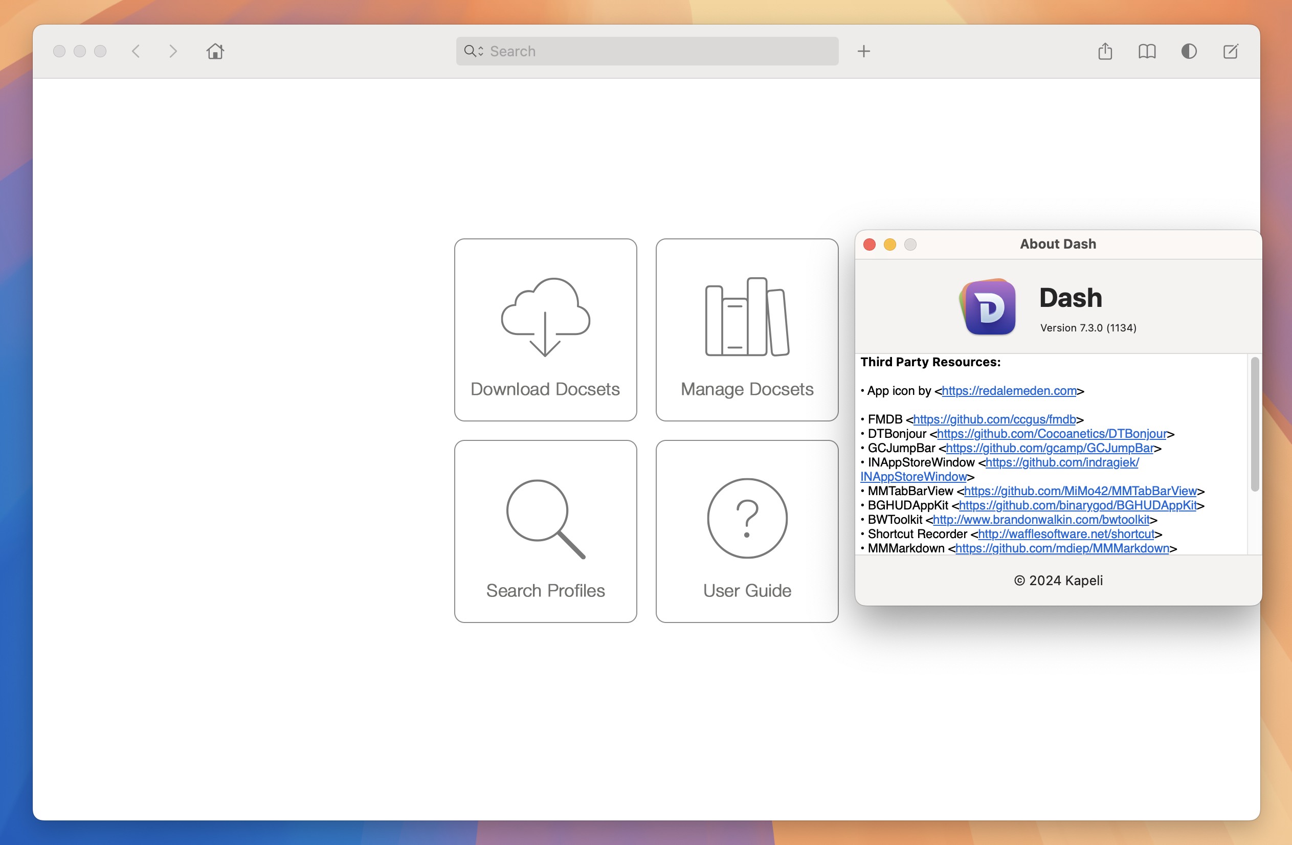 Dash for Mac v7.3.0 代码API文档管理软件-1