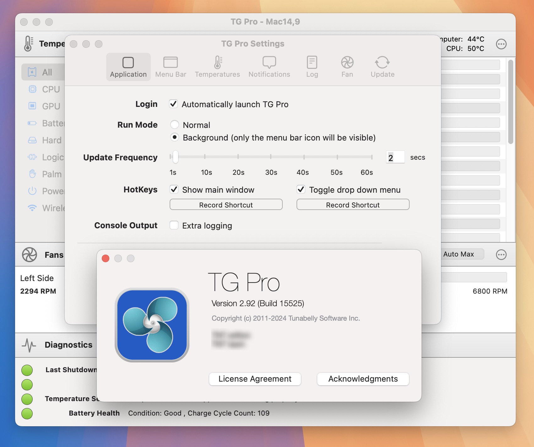 TG Pro for Mac v2.92 Mac硬件温度检测工具-1