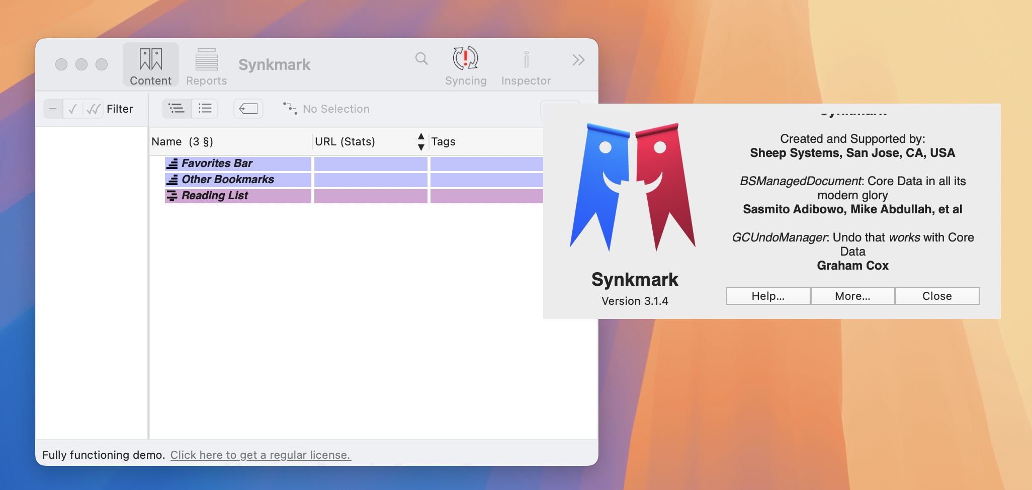 Synkmark for Mac v3.1.4 书签同步管理工具-1