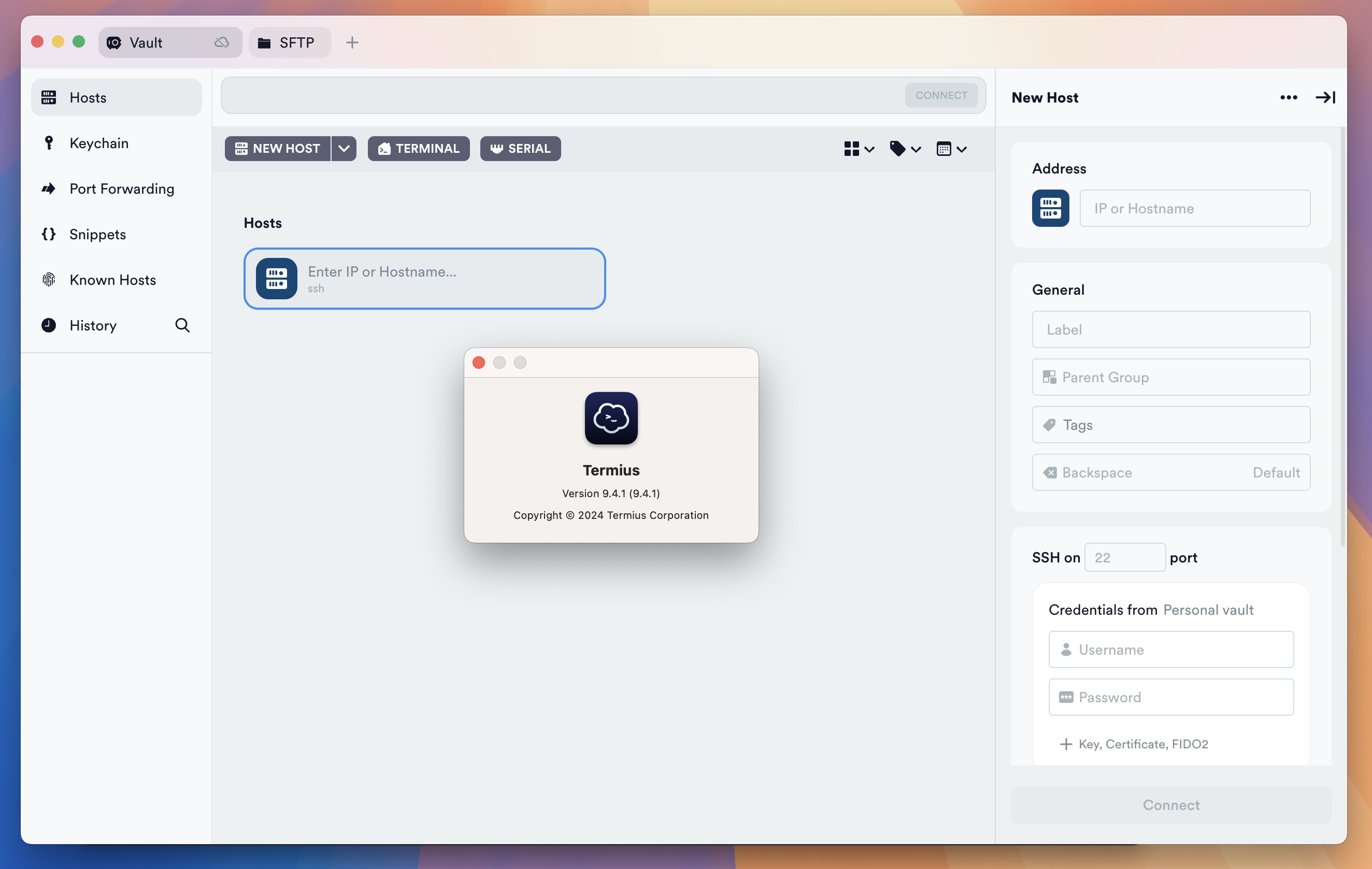 Termius for Mac v9.4.1 终端模拟器/SSH/SFTP客户端-1