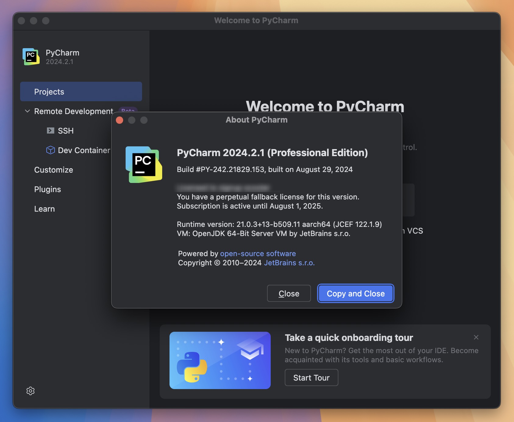 Pycharm Pro 2024 for Mac v2024.2.1 Python集成开发工具 PC中文激活版-1