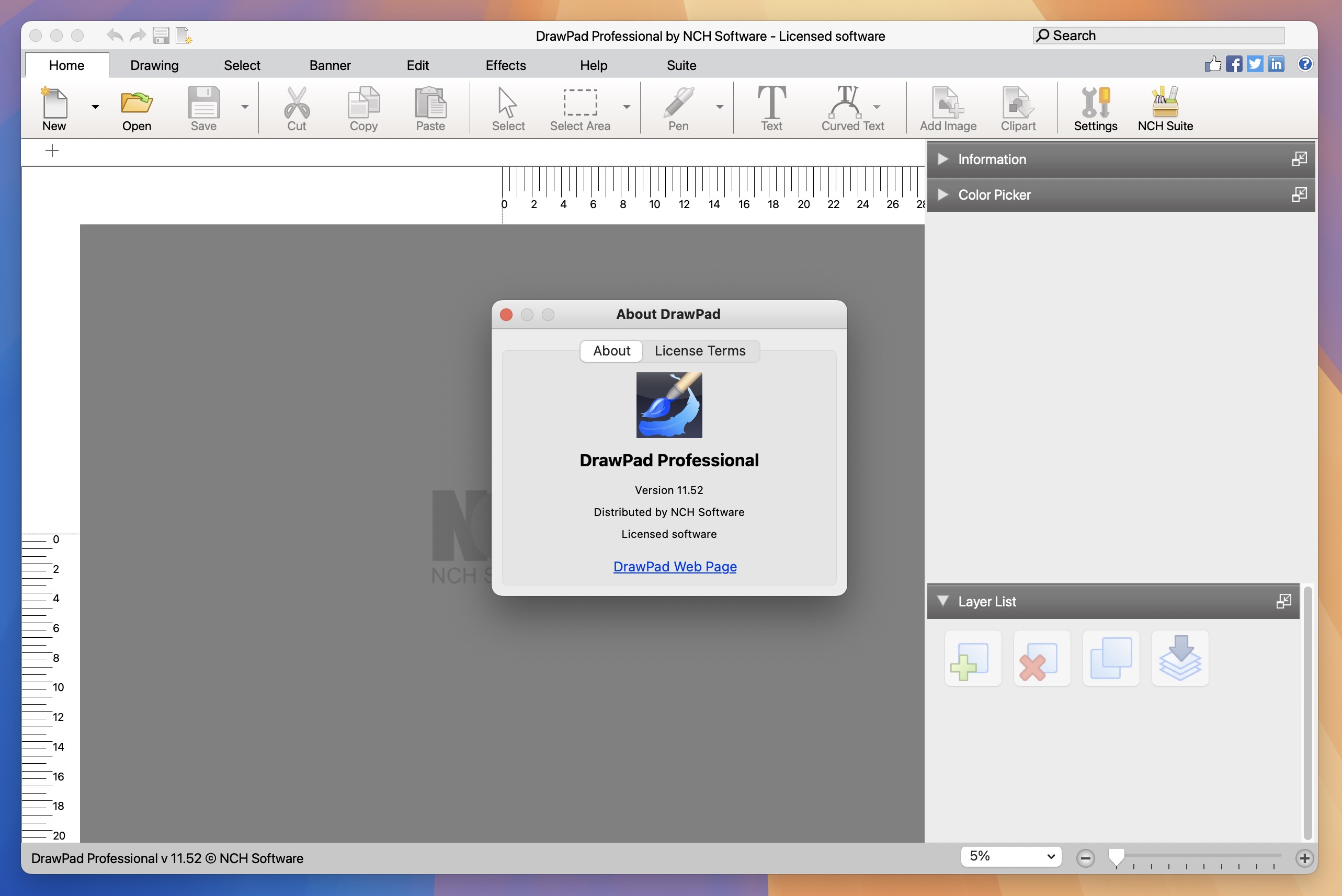 NCH DrawPad Pro for Mac v11.52 功能强大的图像编辑处理软件-1