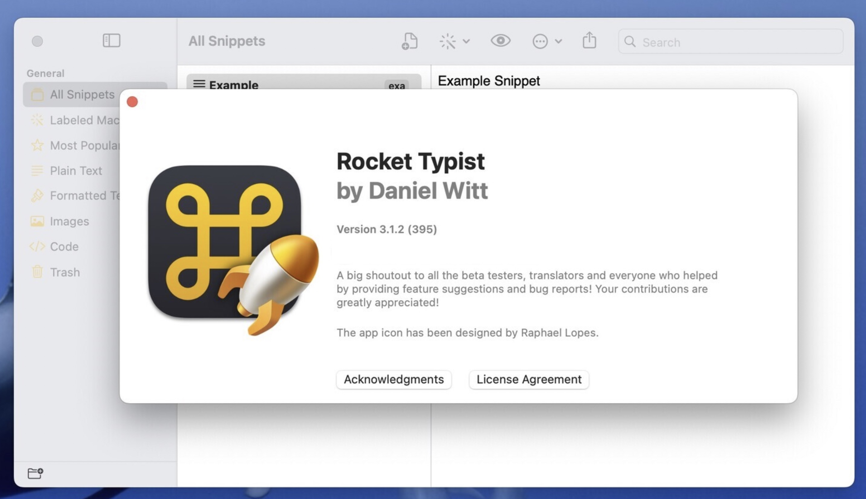 Rocket Typist Pro for Mac v3.1.2 文本快速输入工具-1