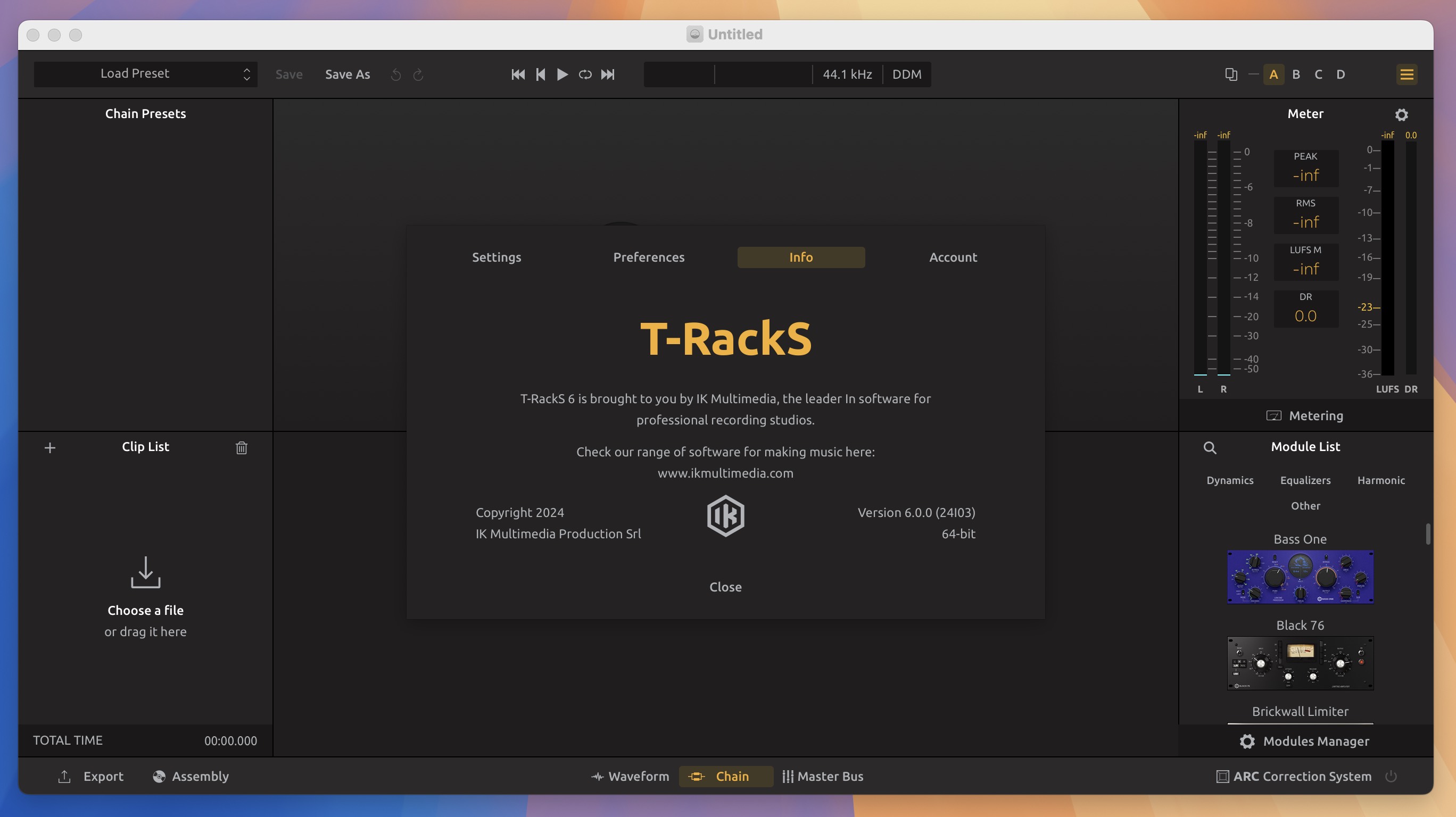 IK Multimedia T-RackS 6 MAX for Mac v6.0.0 混音和母带制作软件-1