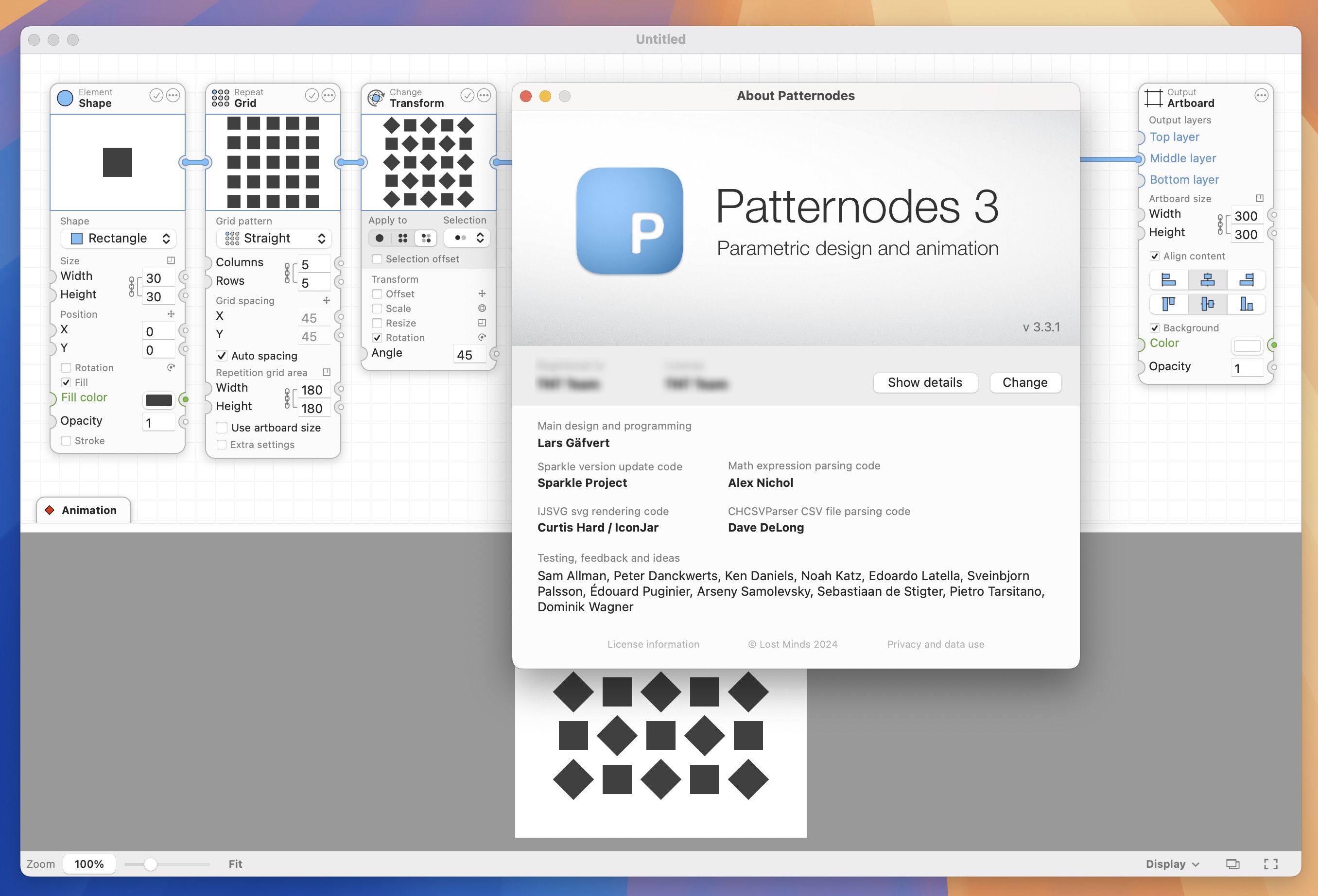 Patternodes for Mac v3.3.1 创建图形矢量模式工具-1