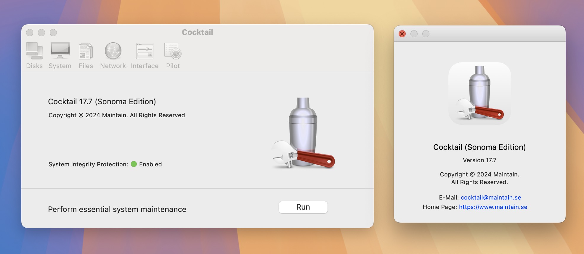 Cocktail for Mac v17.7 系统清理优化软件-1