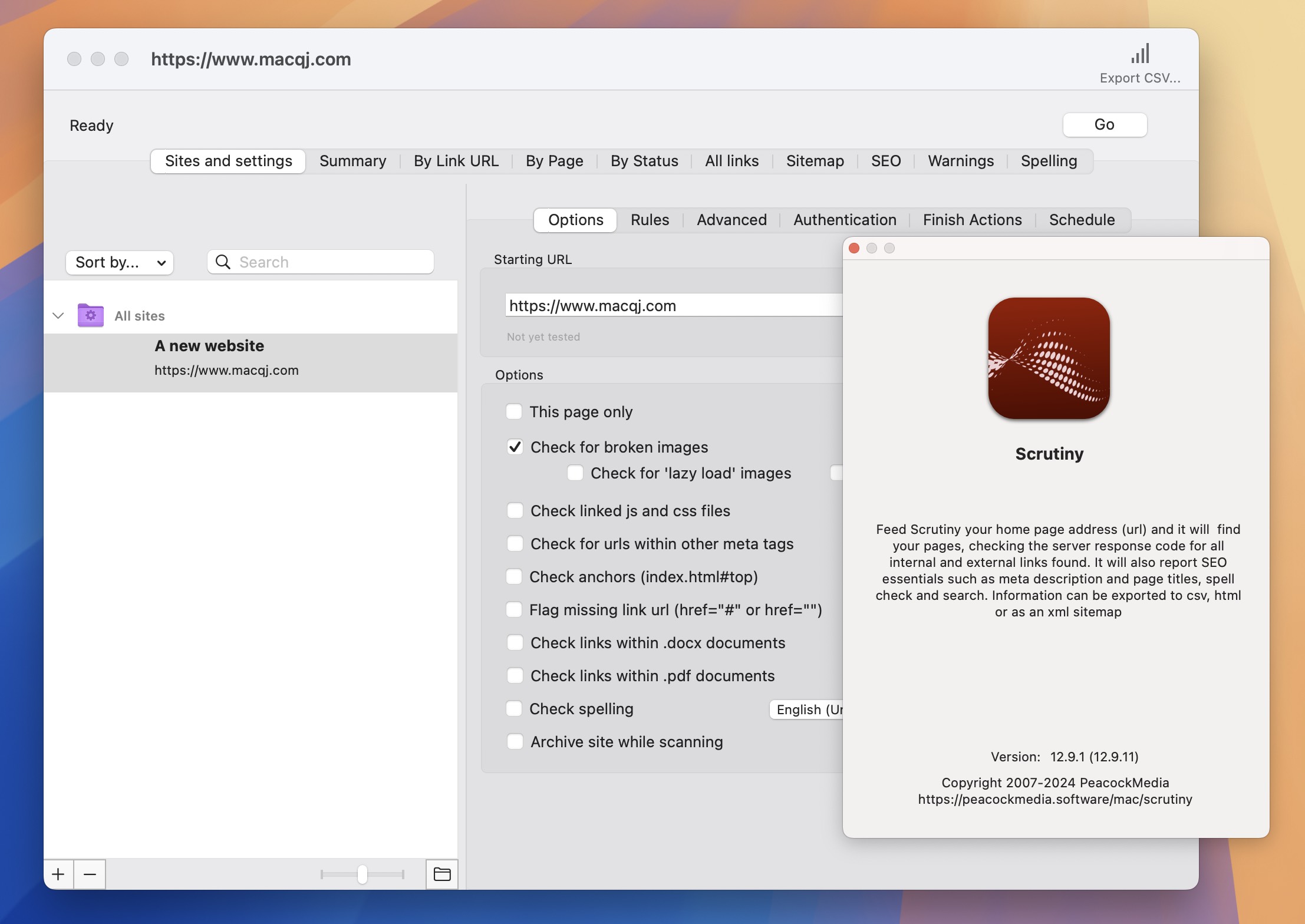 Scrutiny 12 for Mac v12.9.1 网站分析检测工具-1