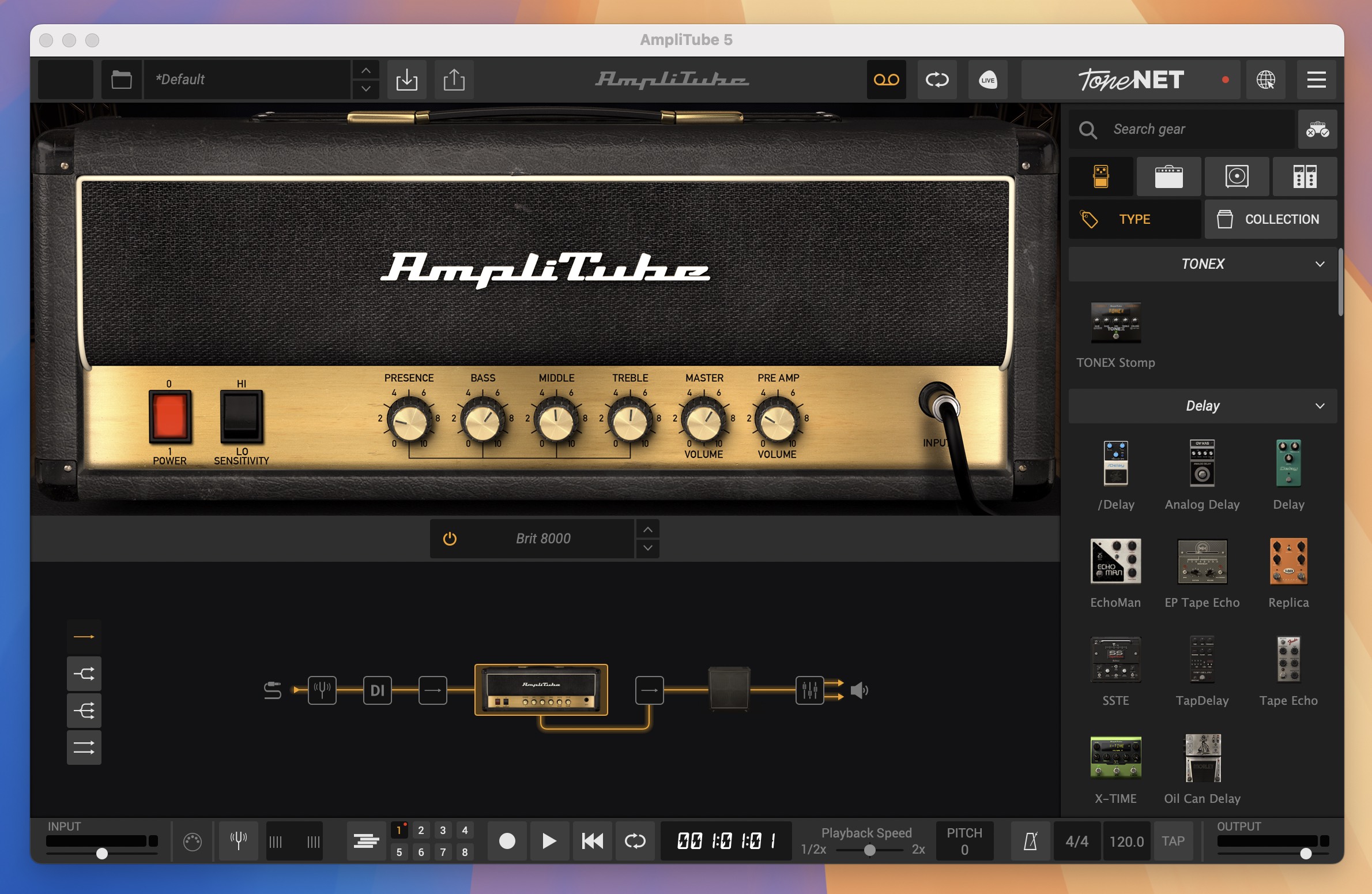 AmpliTube 5 MAX for Mac v5.8.2 吉他贝斯音效模拟软件-1