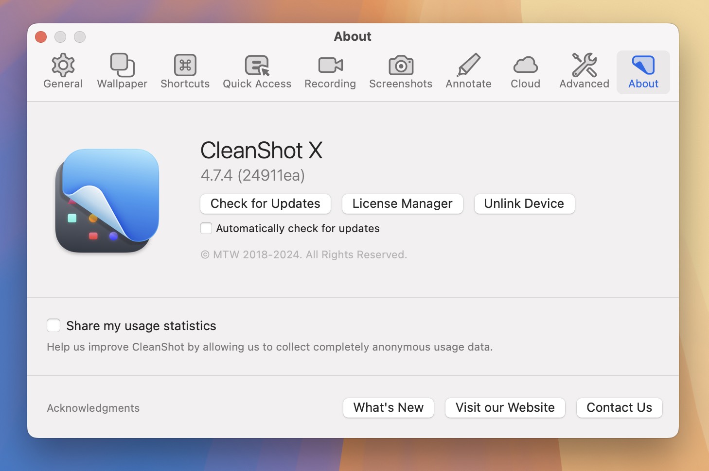 CleanShot X for Mac v4.7.4 录屏截图标注工具-1