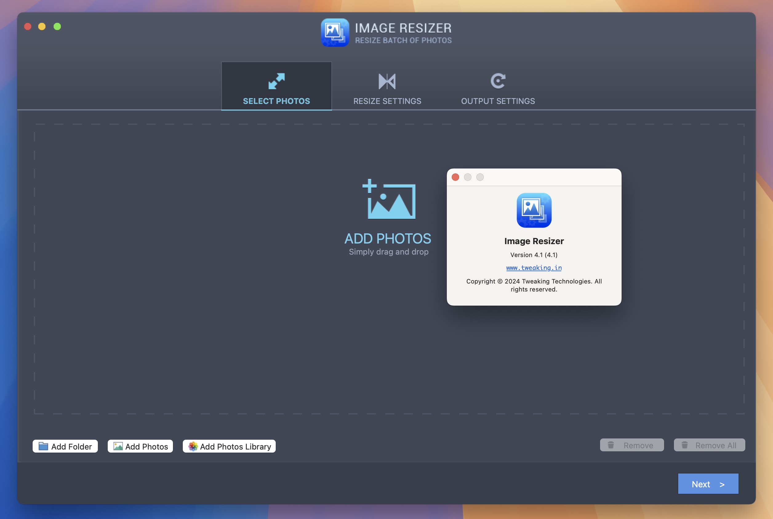 Image Resizer - Resize Photos for Mac v4.1 图像批量调整工具-1