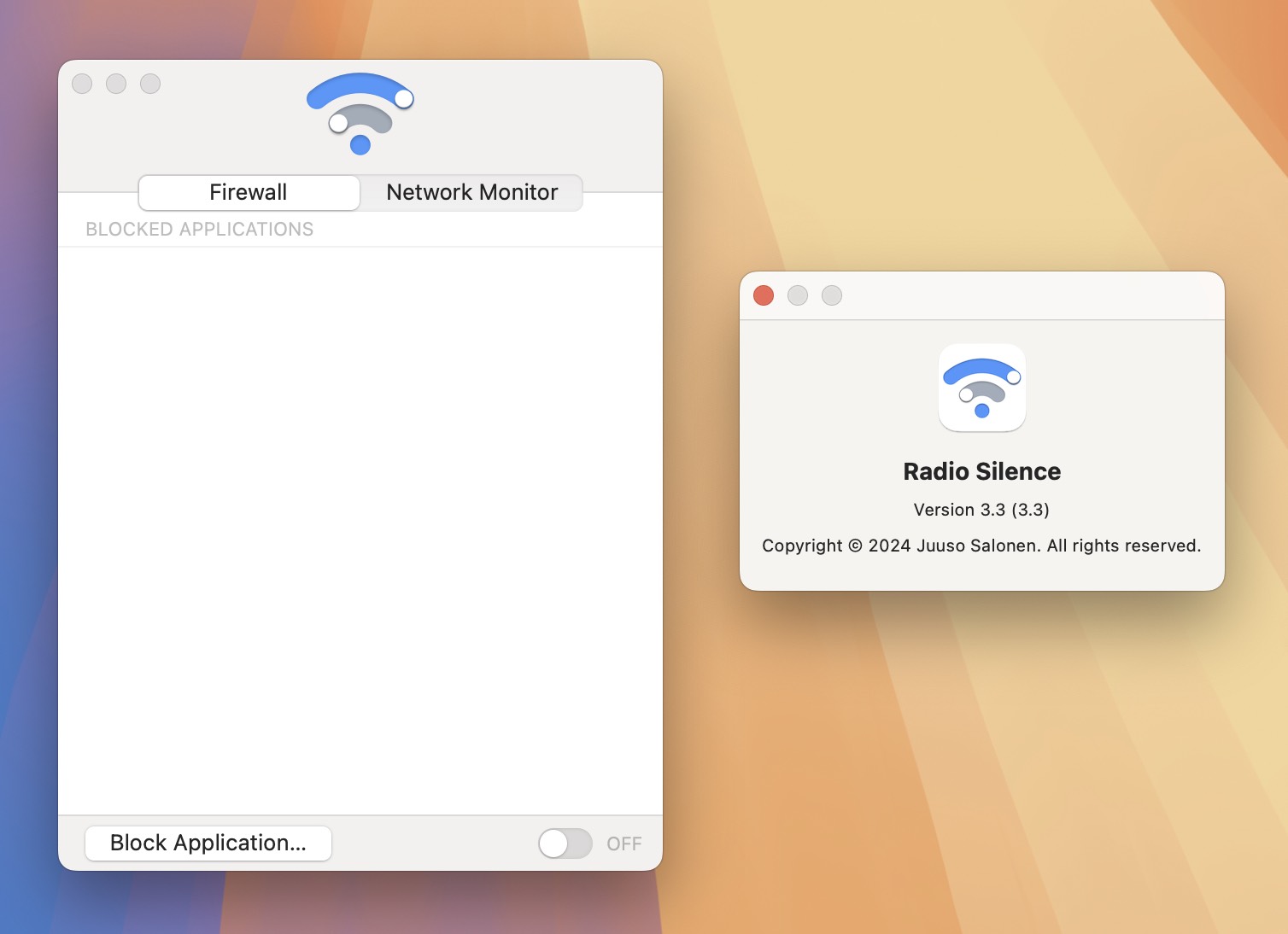 Radio Silence for Mac v3.3 网络防火墙阻断软件联网-1