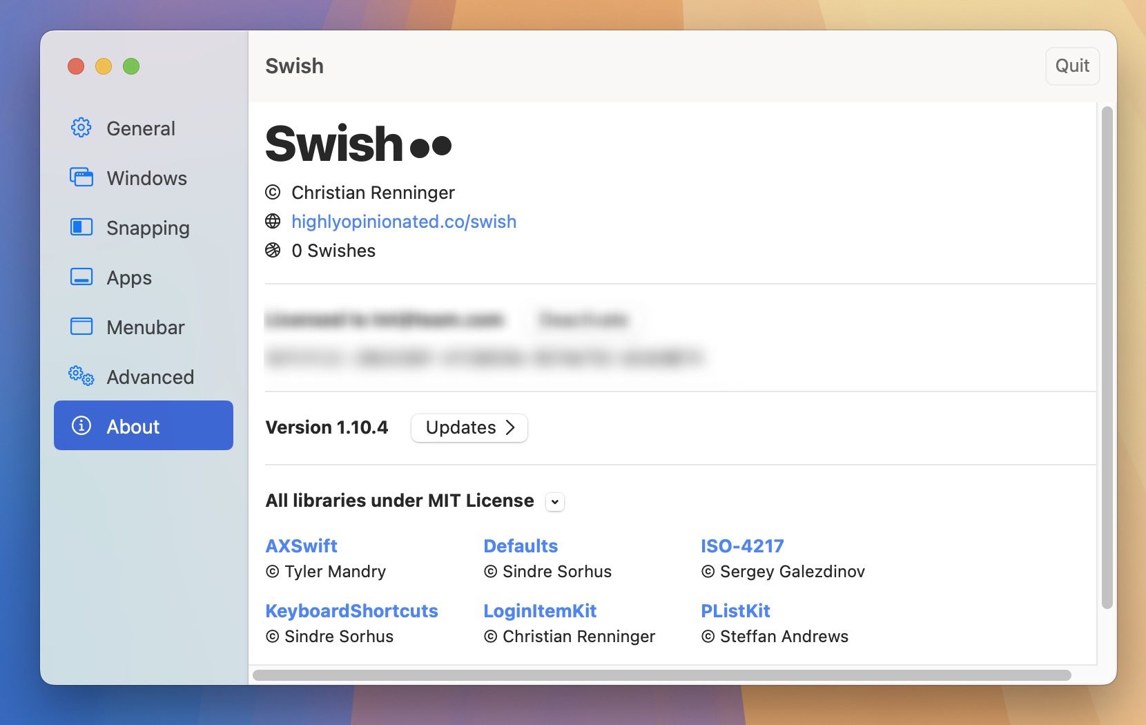 Swish for Mac v1.10.4 MacBook触控板窗口管理-1