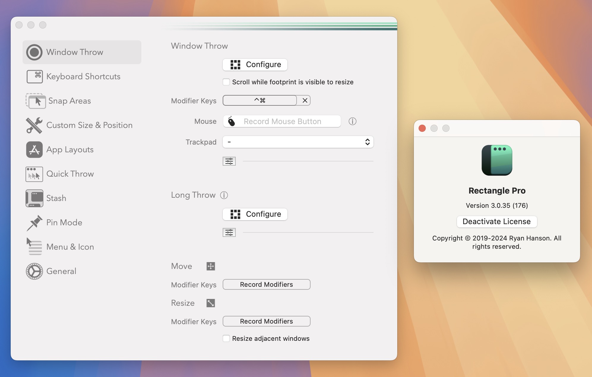 Rectangle Pro for Mac v3.0.35 窗口布局增强工具-1