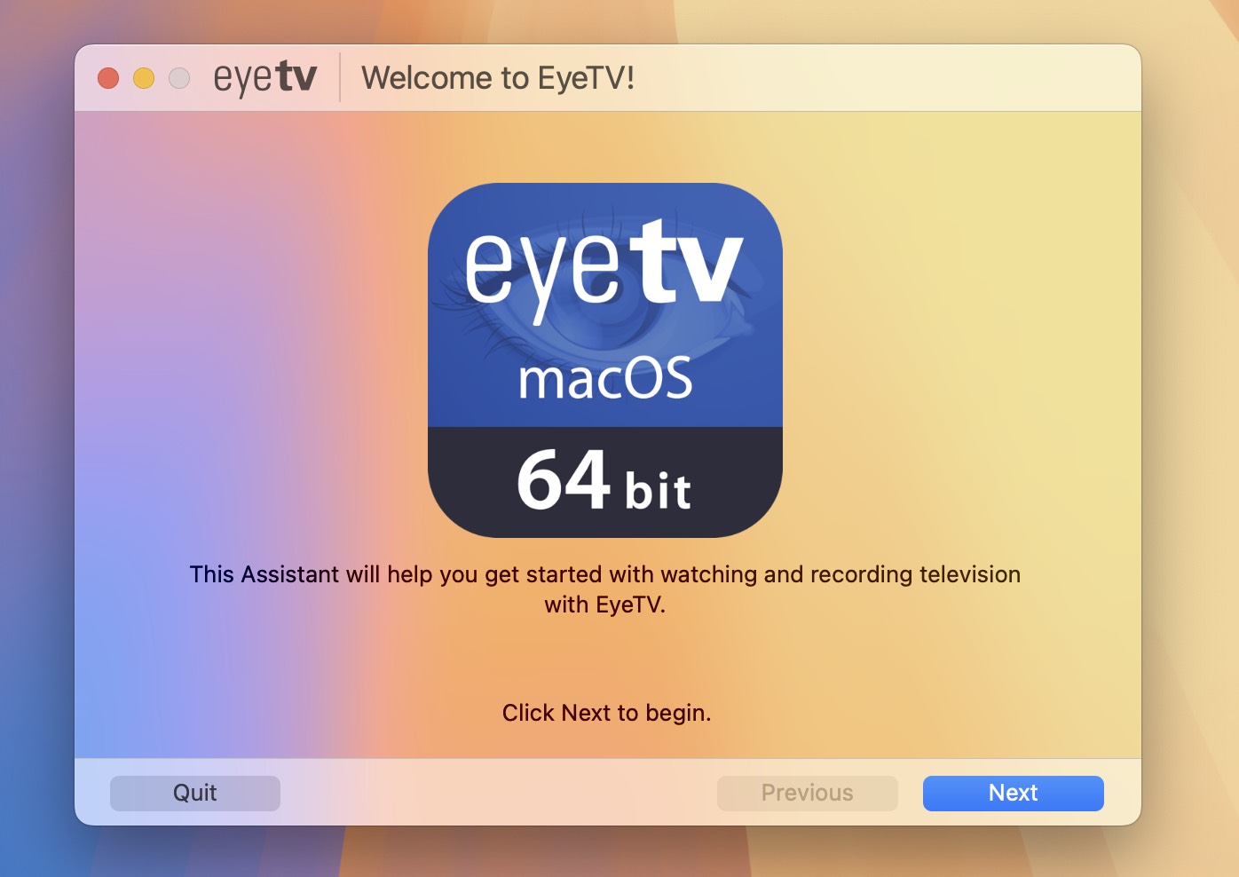 EyeTV for Mac v4.0.0.8532 网络电视客户端-1