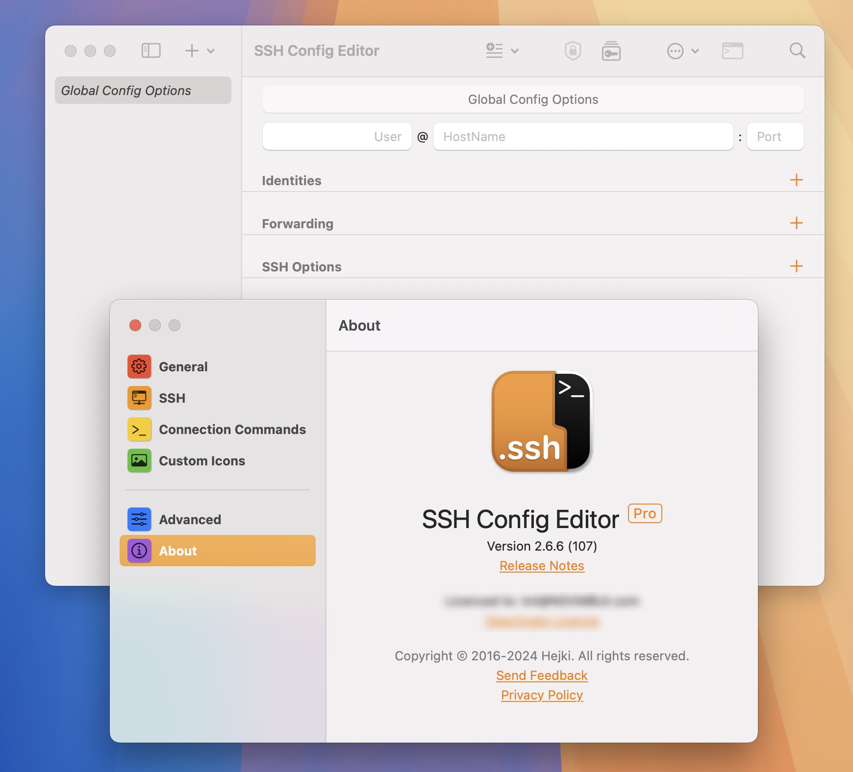 SSH Config Editor for Mac v2.6.6 SSH配置文件管理器-1