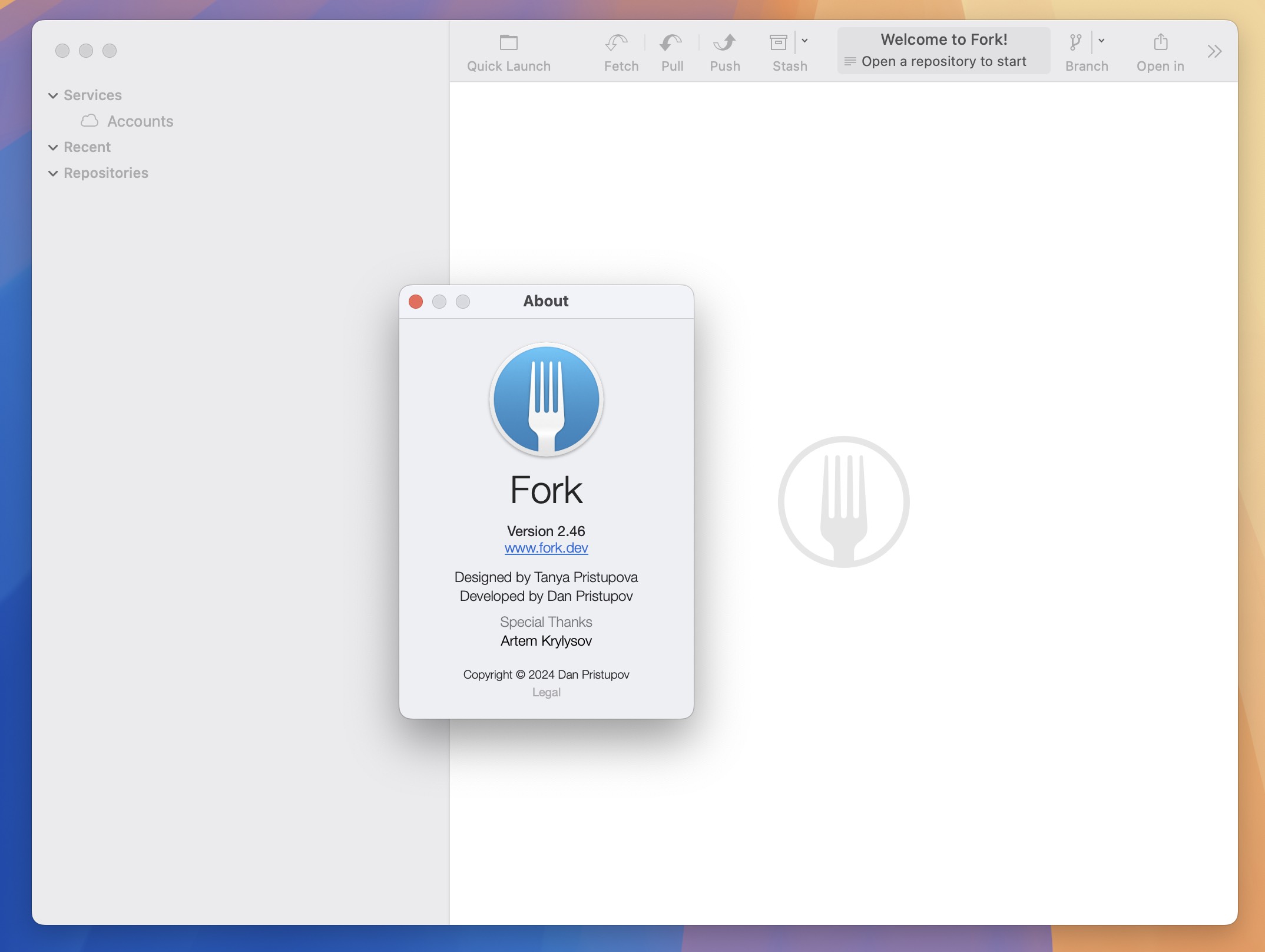 Fork for Mac v2.46 Git客户端-1