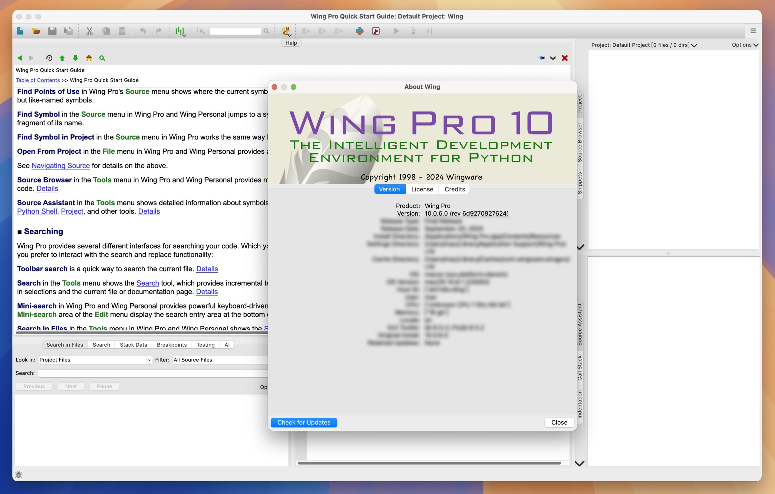 Wing Pro for Mac v10.0.6 专业Python集成开发工具-1