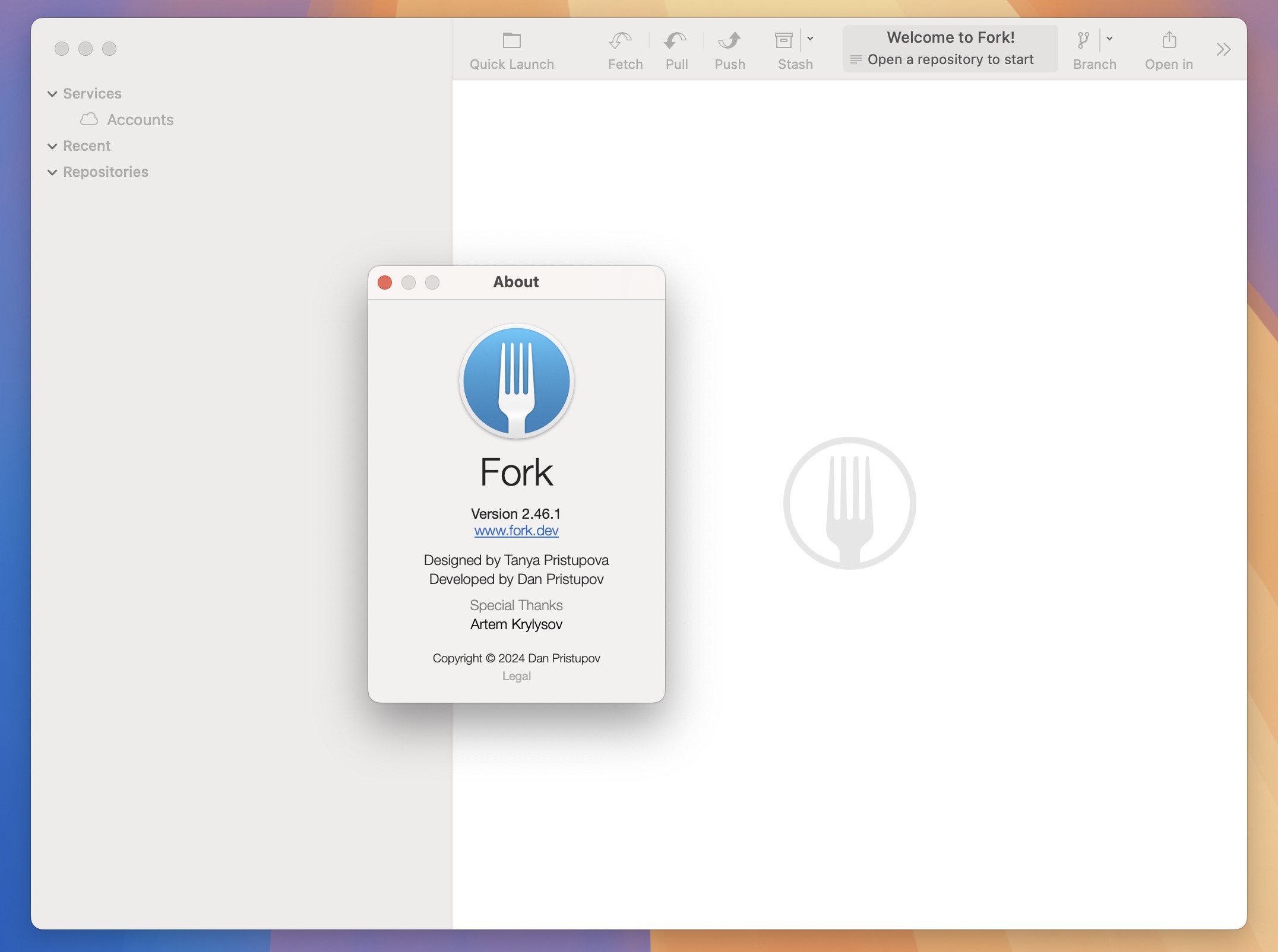 Fork for Mac v2.46.1 Git客户端-1