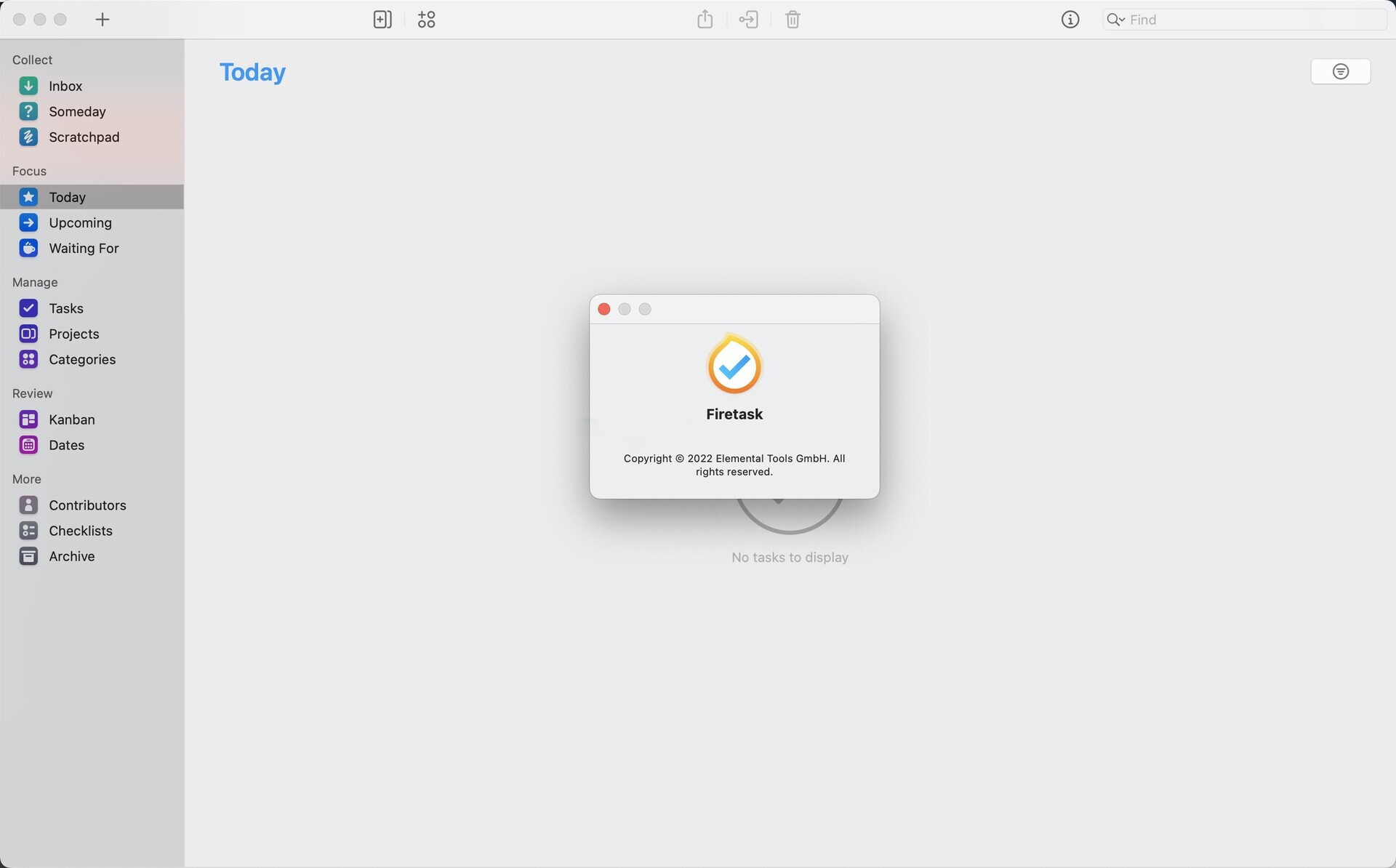 Firetask for Mac v4.8.3 GTD任务管理器-1