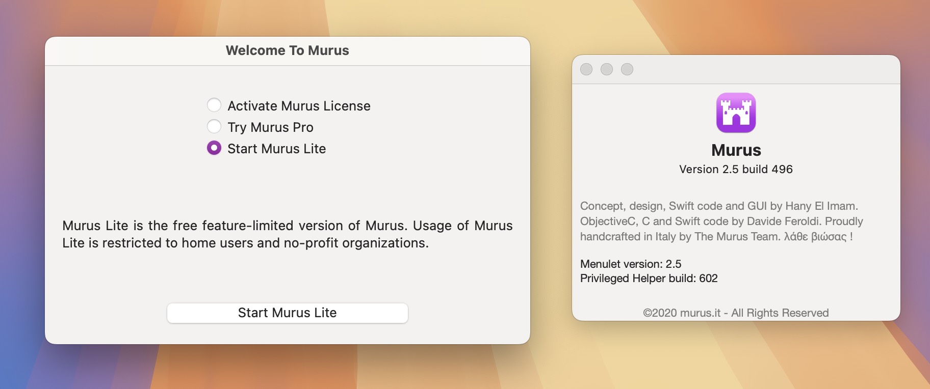 Murus Pro for Mac v2.5 网络安全防火墙工具-1