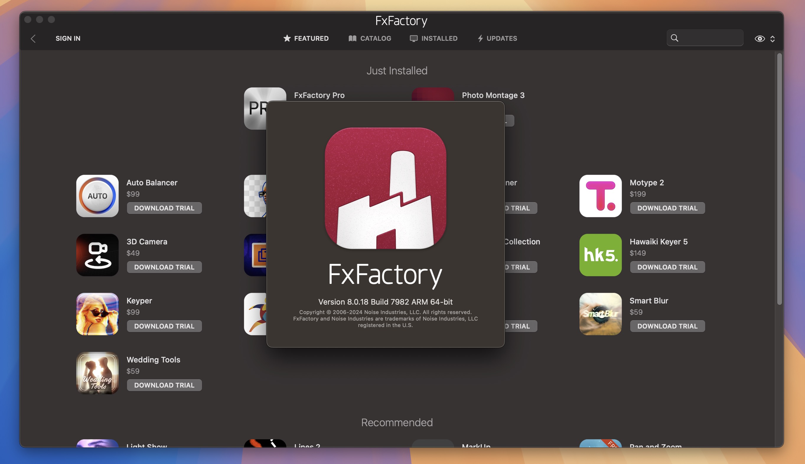 FxFactory for Mac v8.0.18.7982 视频特效处理插件管理包-1