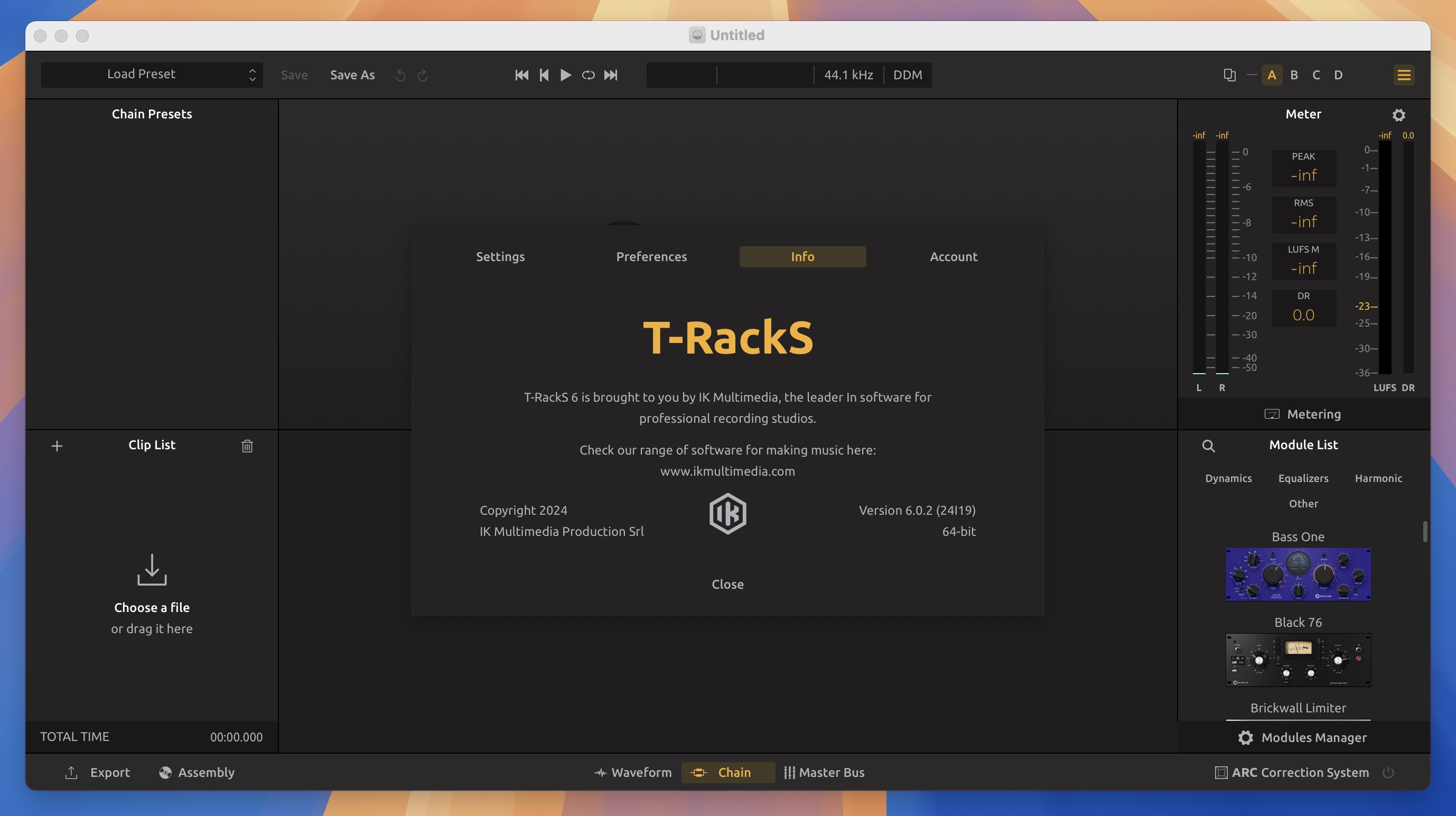 IK Multimedia T-RackS 6 MAX for Mac v6.0.2 混音和母带制作软件-1