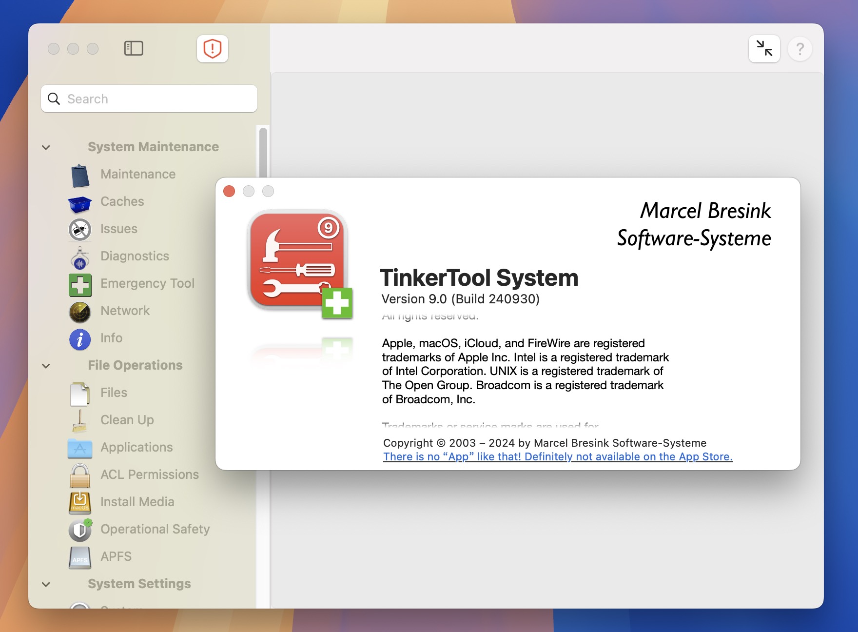 TinkerTool System for Mac v9.0.240930 Mac系统设置维护工具-1