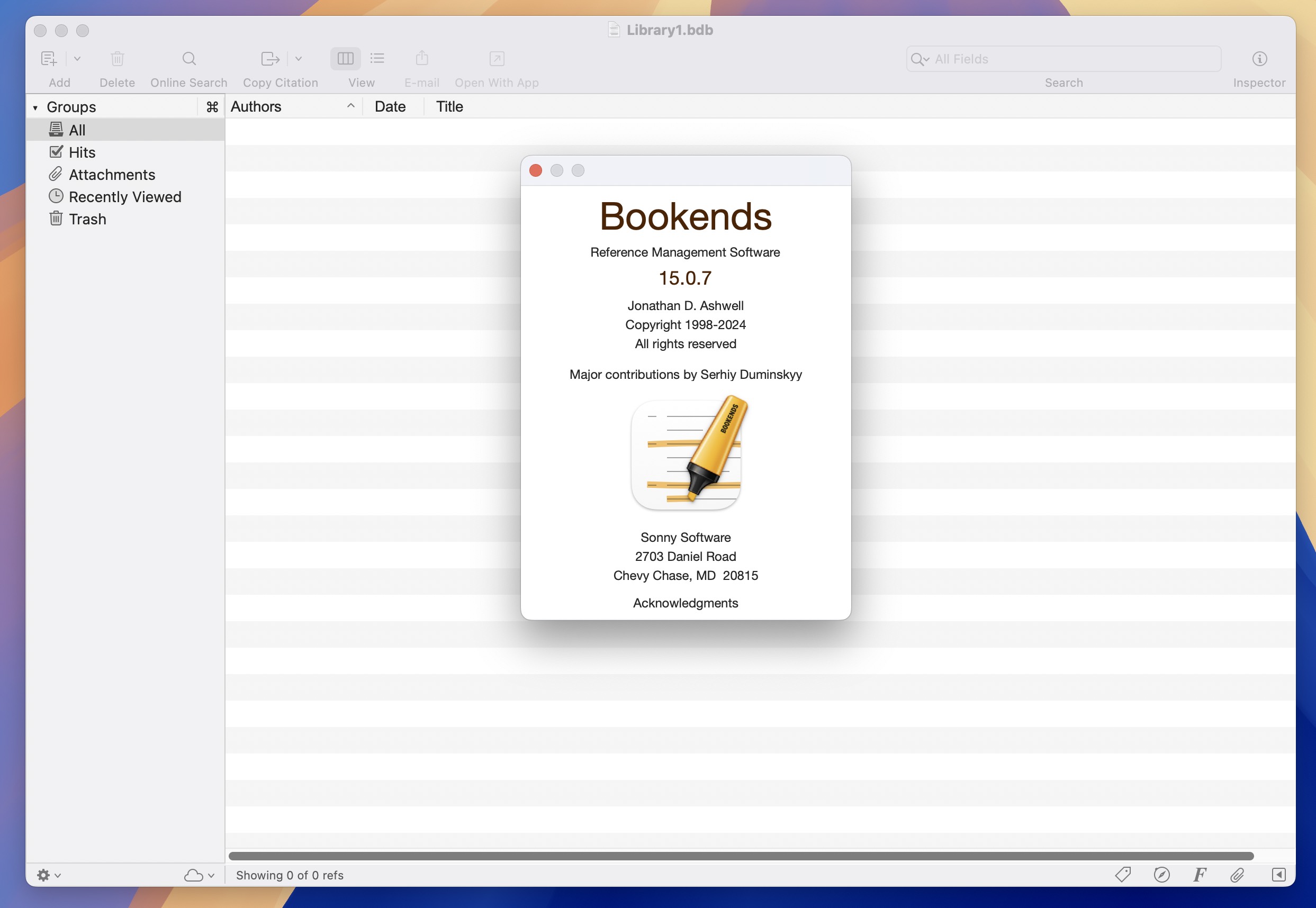 Bookends for Mac v15.0.7 文献书籍下载管理-1