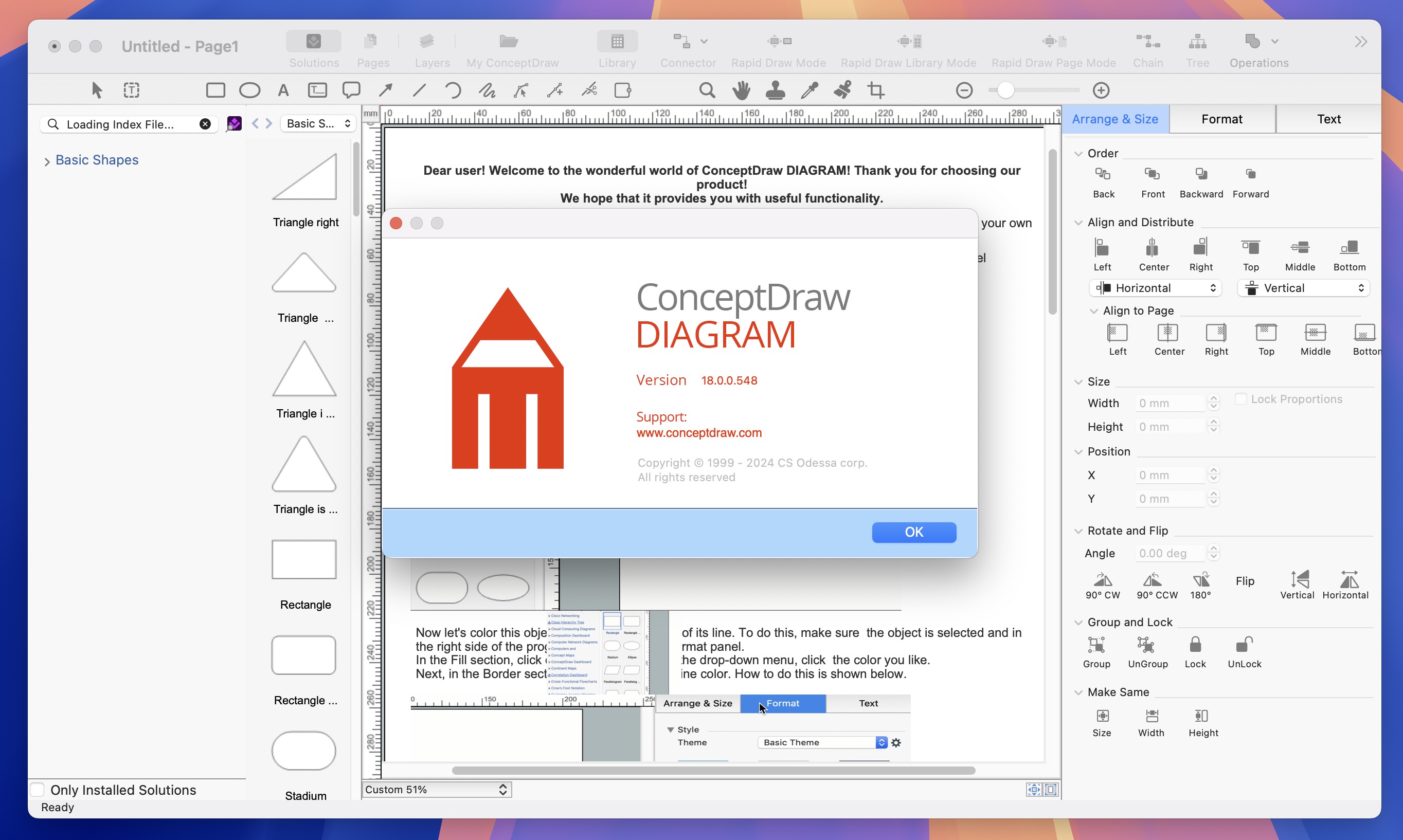 ConceptDraw DIAGRAM for Mac v18.0.0.548 商业图形设计软件-1