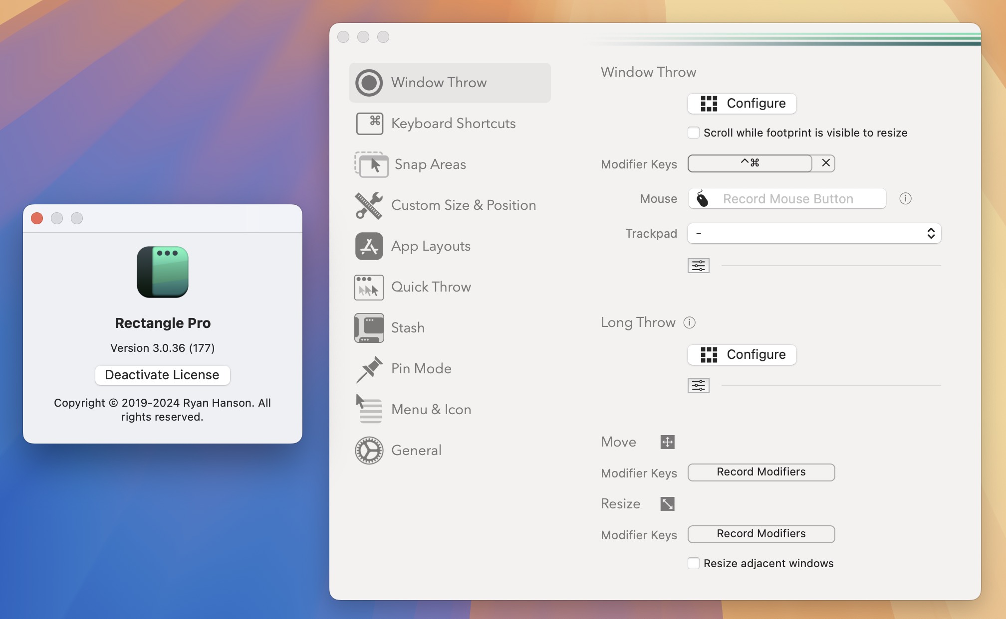 Rectangle Pro for Mac v3.0.36 窗口布局增强工具-1