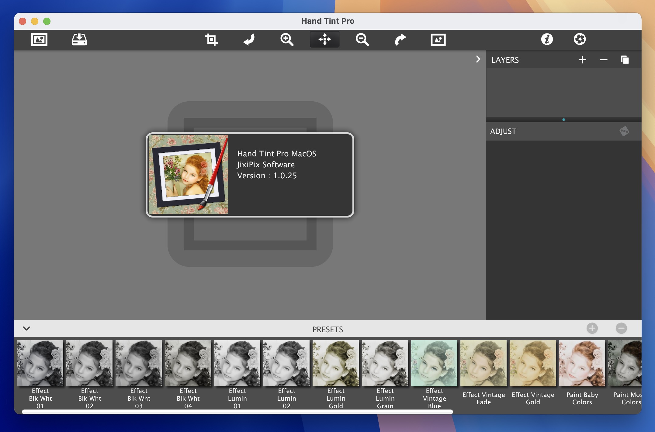 JixiPix Hand Tint Pro for Mac v1.0.25 图片调色修图软件-1