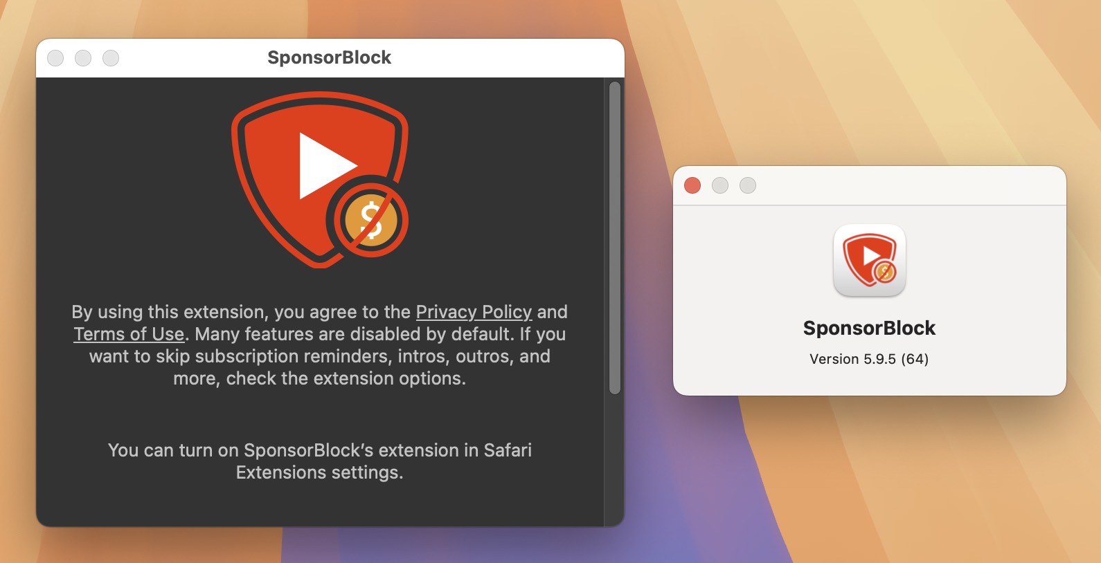 SponsorBlock for Mac v5.9.5 跳过youtube赞助商广告-1