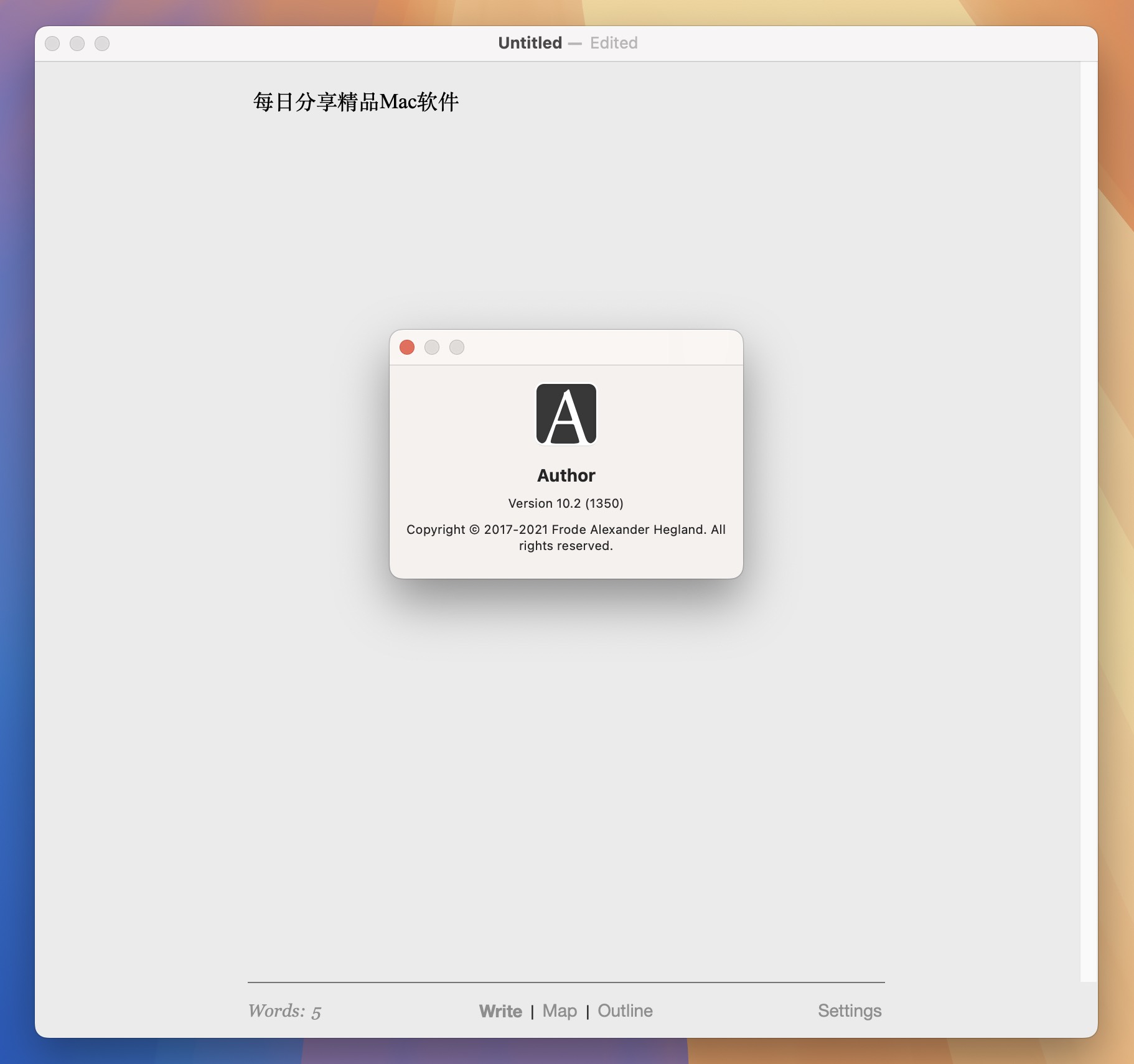 Author for Mac v10.2 Markdown文本编辑器-1