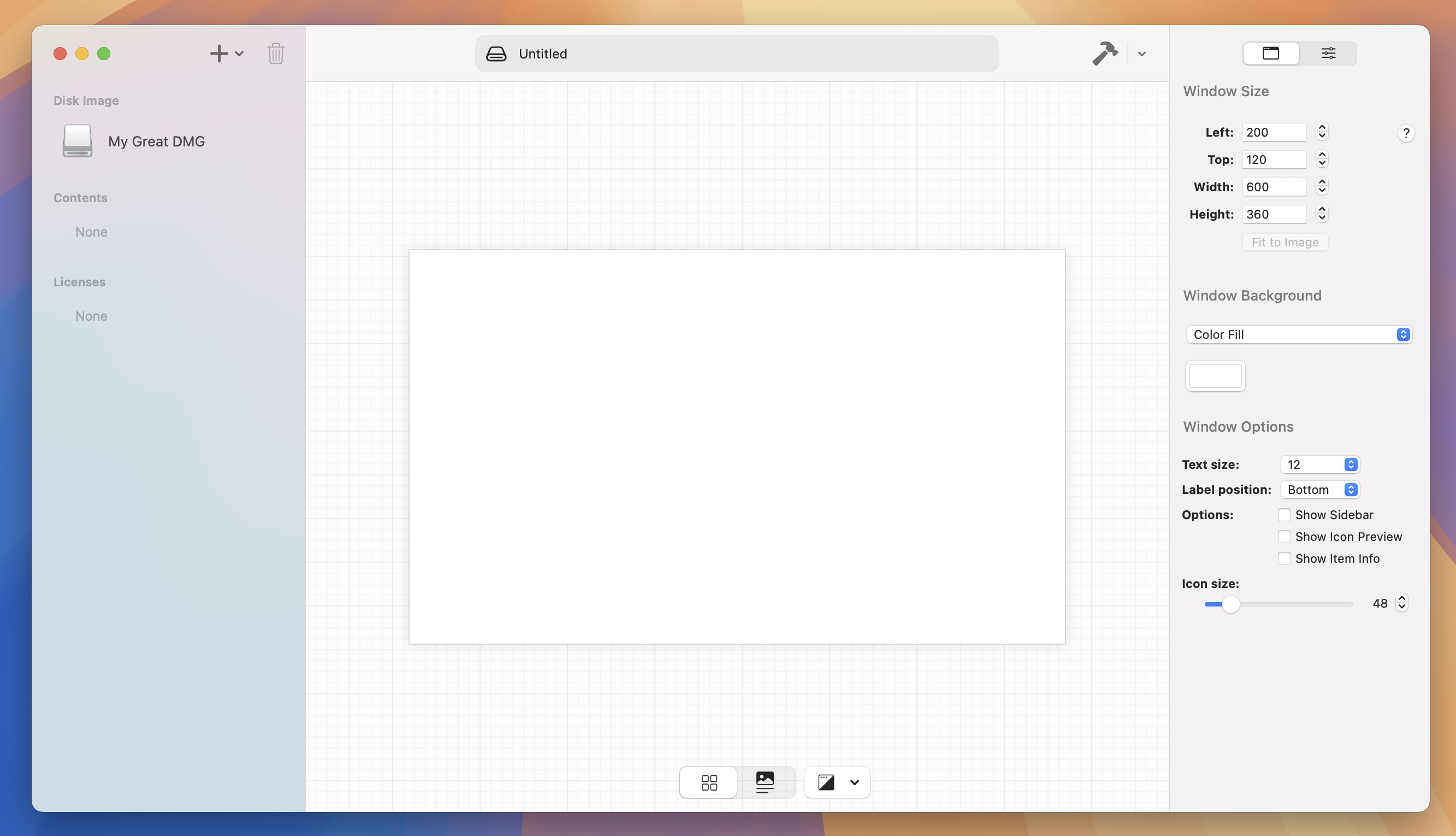 DMG Canvas for Mac v4.1.0 DMG镜像制作软件-1